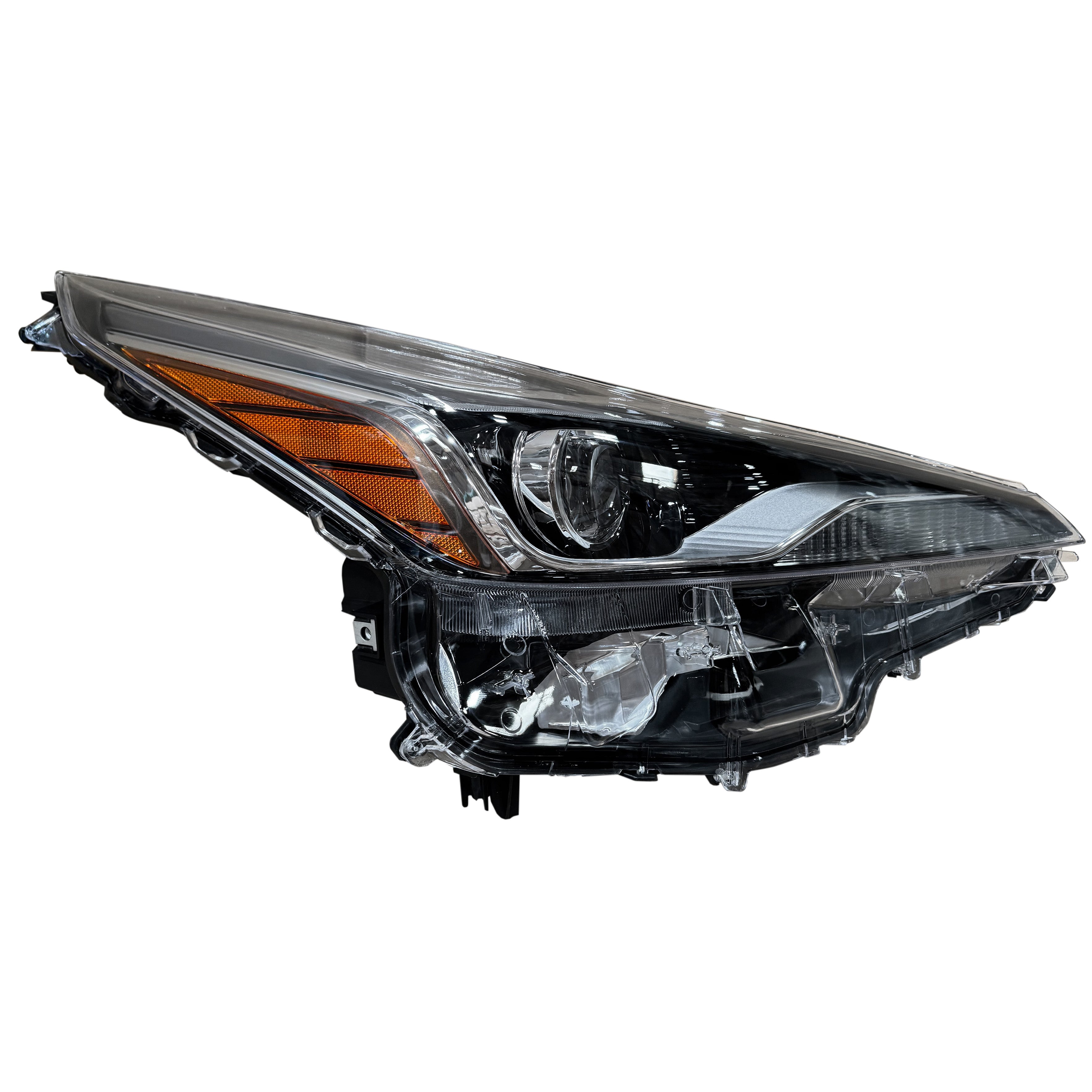 For 2019 2020 2021 2022 Toyota Prius LED Headlight Chrome Crystal w/Fog Light Assembly Right Passenger RH 8107047A00