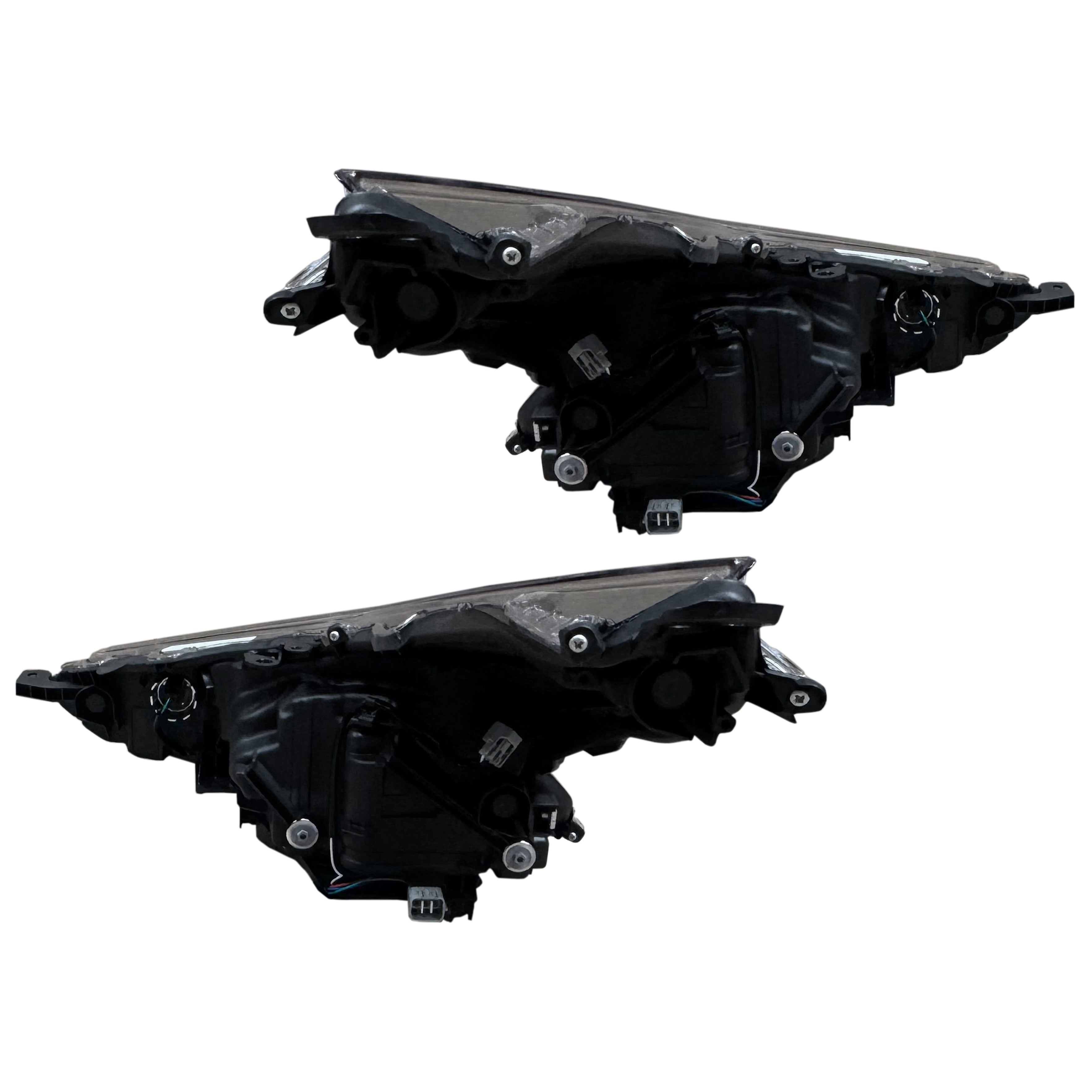 For 2019 2020 2021 2022 Toyota Prius LED Headlight Chrome Crystal w/Fog Light Driver Passenger Set Pair 2Pc 8114047A00 8107047A00