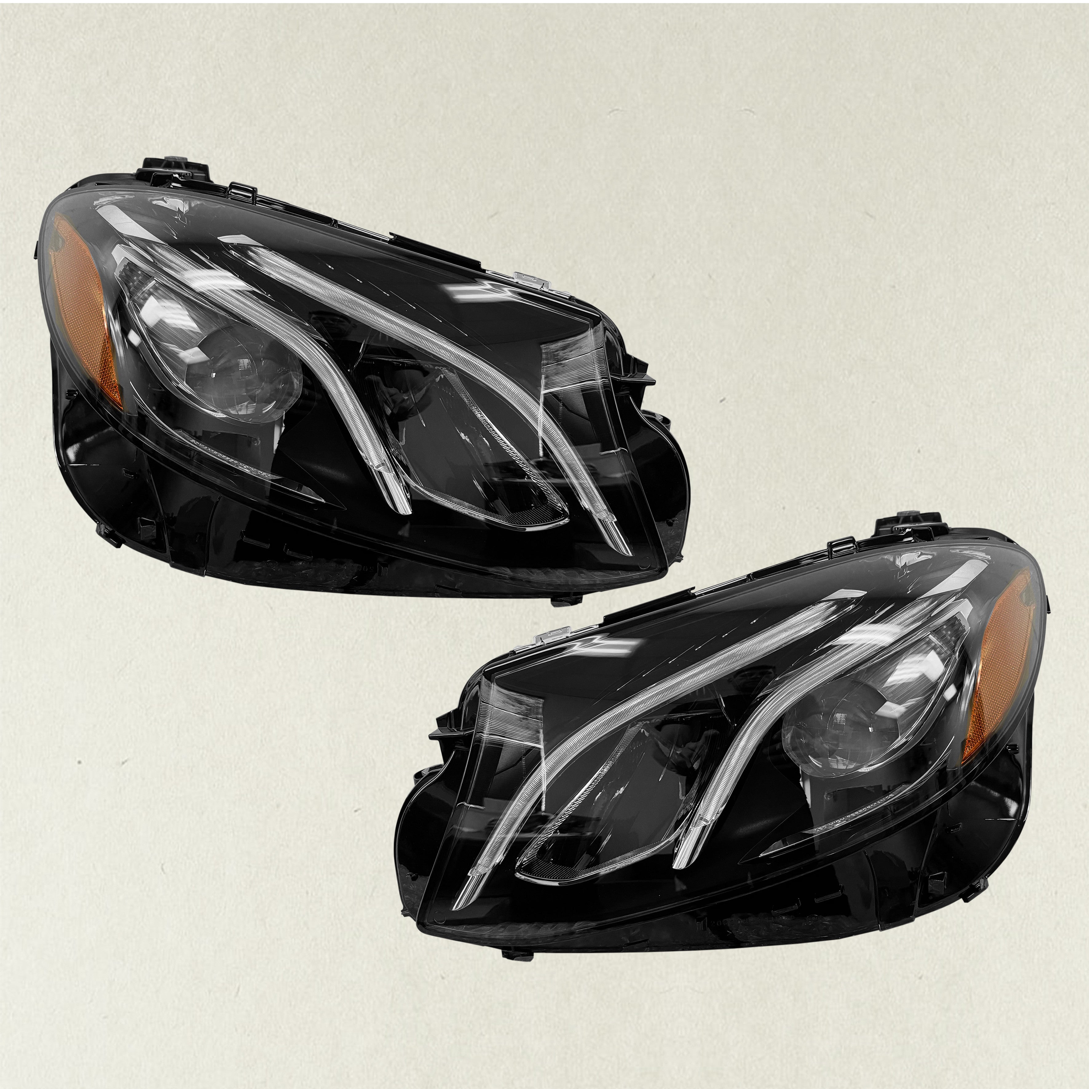 For 2016 2017 2018 2019 Mercedes-Benz E-Class W213 LED Headlight Driver Passenger Left Right Set Pair 2Pcs A2139064303KZ A2139064304KZ