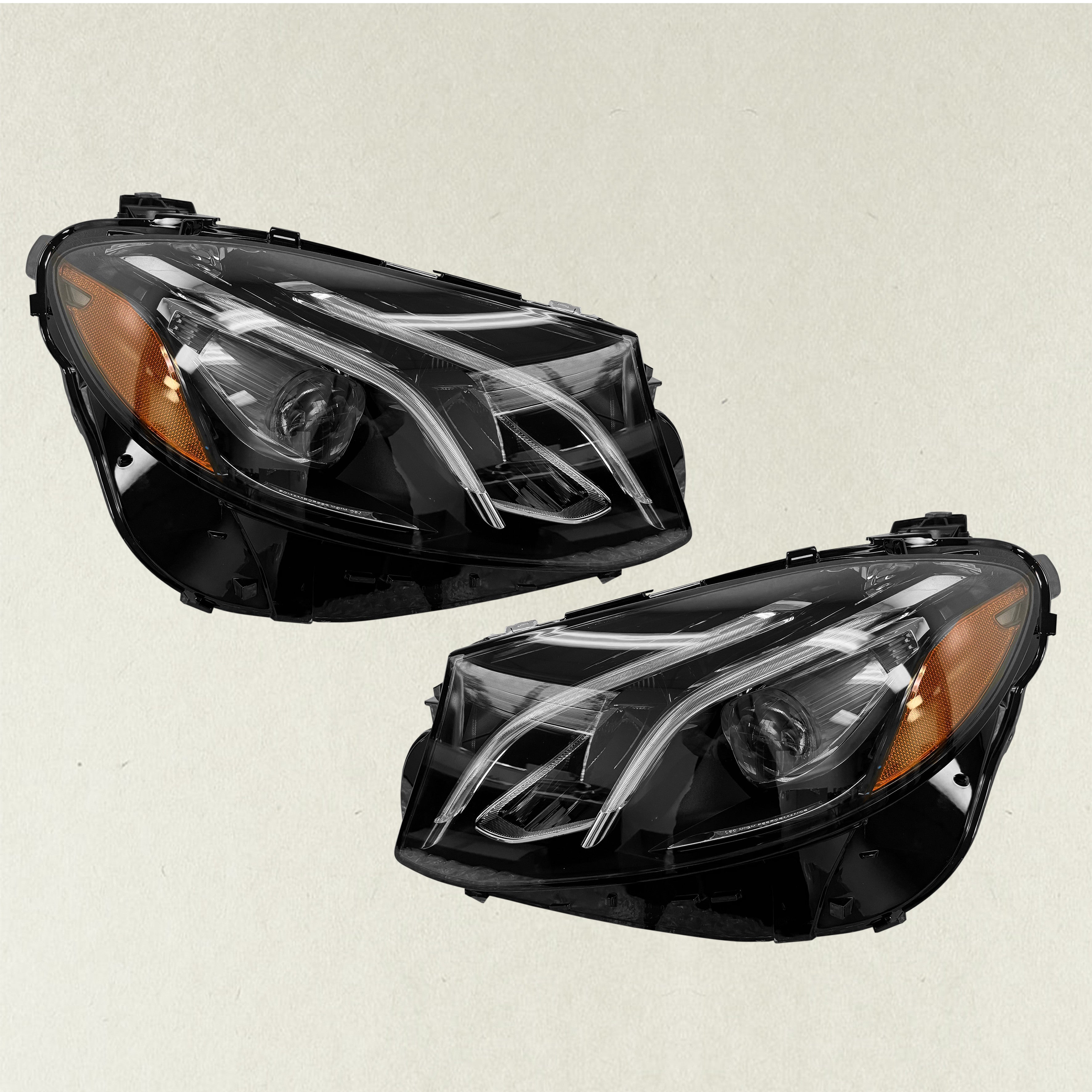 For 2016 2017 2018 2019 Mercedes-Benz E-Class W213 LED Headlight Driver Passenger Left Right Set Pair 2Pcs A2139064303KZ A2139064304KZ