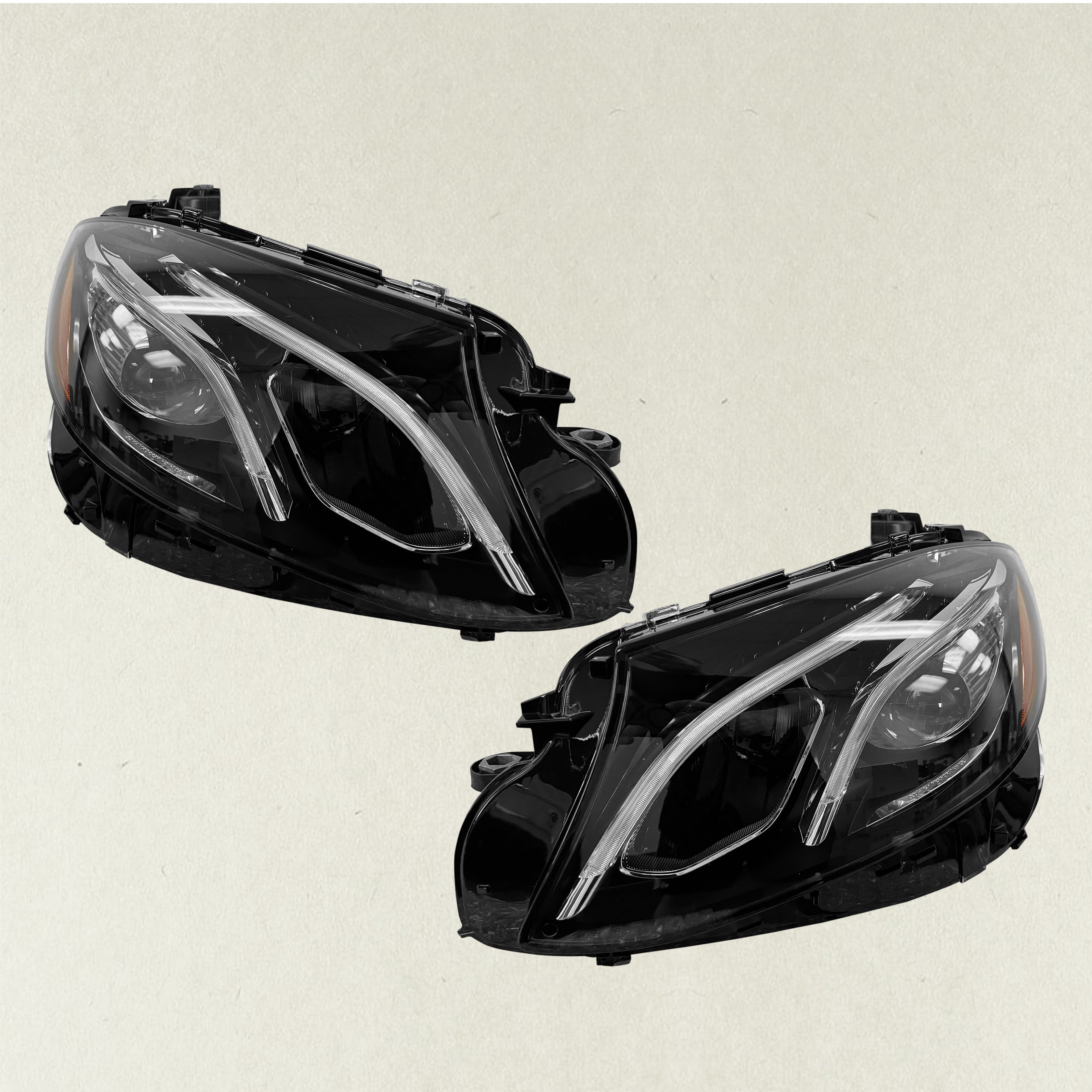 For 2016 2017 2018 2019 Mercedes-Benz E-Class W213 LED Headlight Driver Passenger Left Right Set Pair 2Pcs A2139064303KZ A2139064304KZ