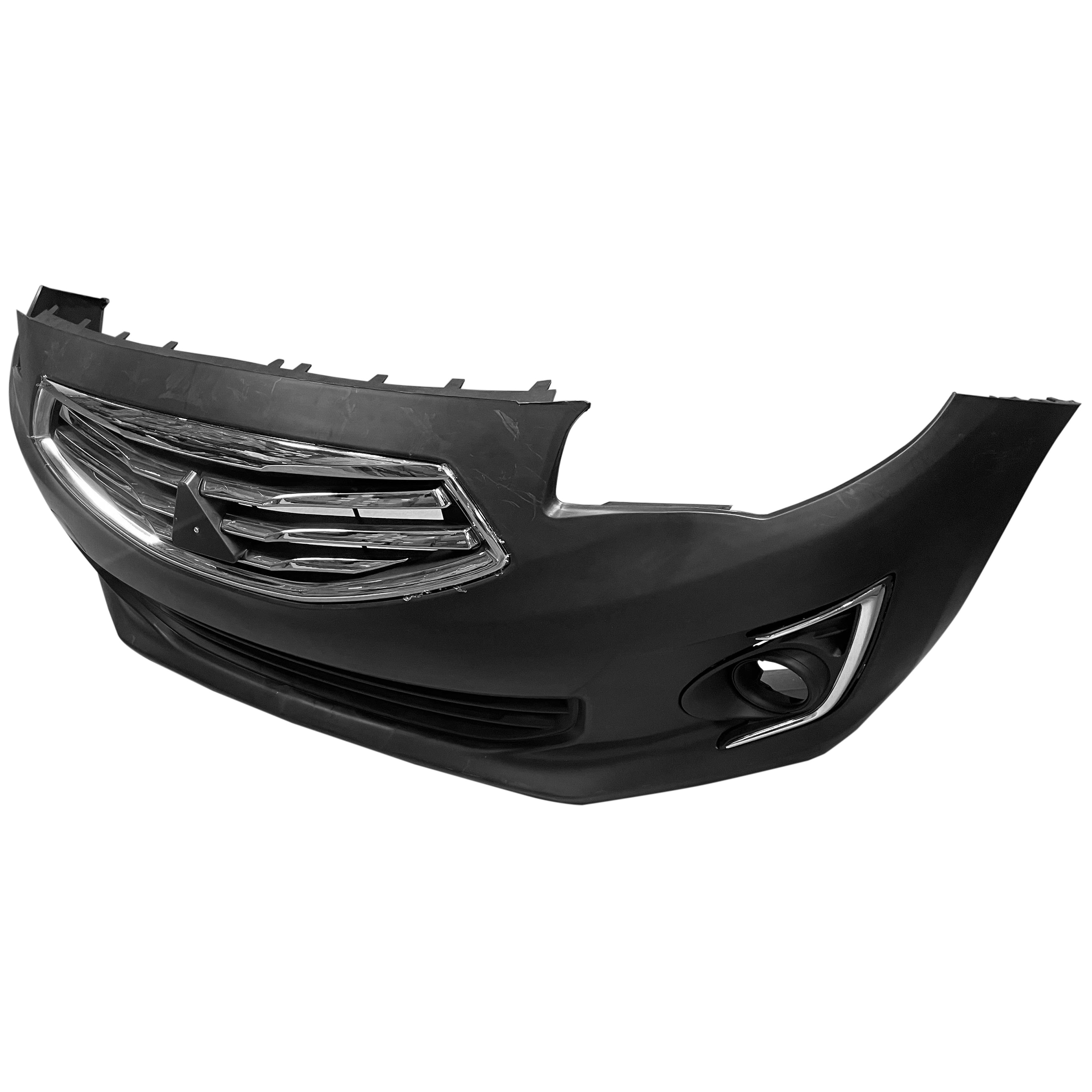 For 2017 2018 2019 2020 Mitsubishi Mirage G4 Sedan Front Bumper Grilles Fog Lights Assembly Set