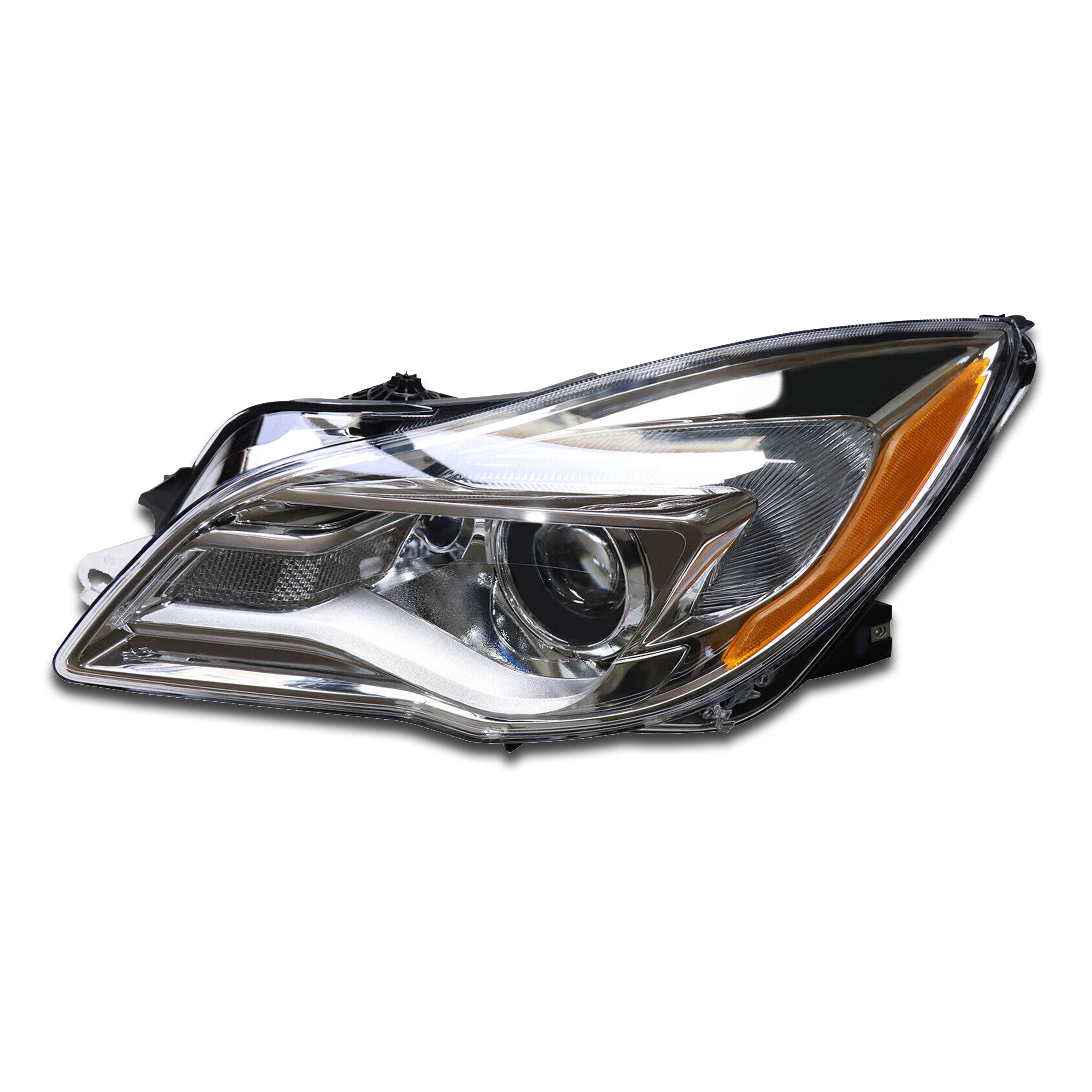 For 2014 2015 2016 2017 Buick Regal Halogen LED DRL Headlight Headlamp Chrome Assembly Left Driver Side LH GM2502413