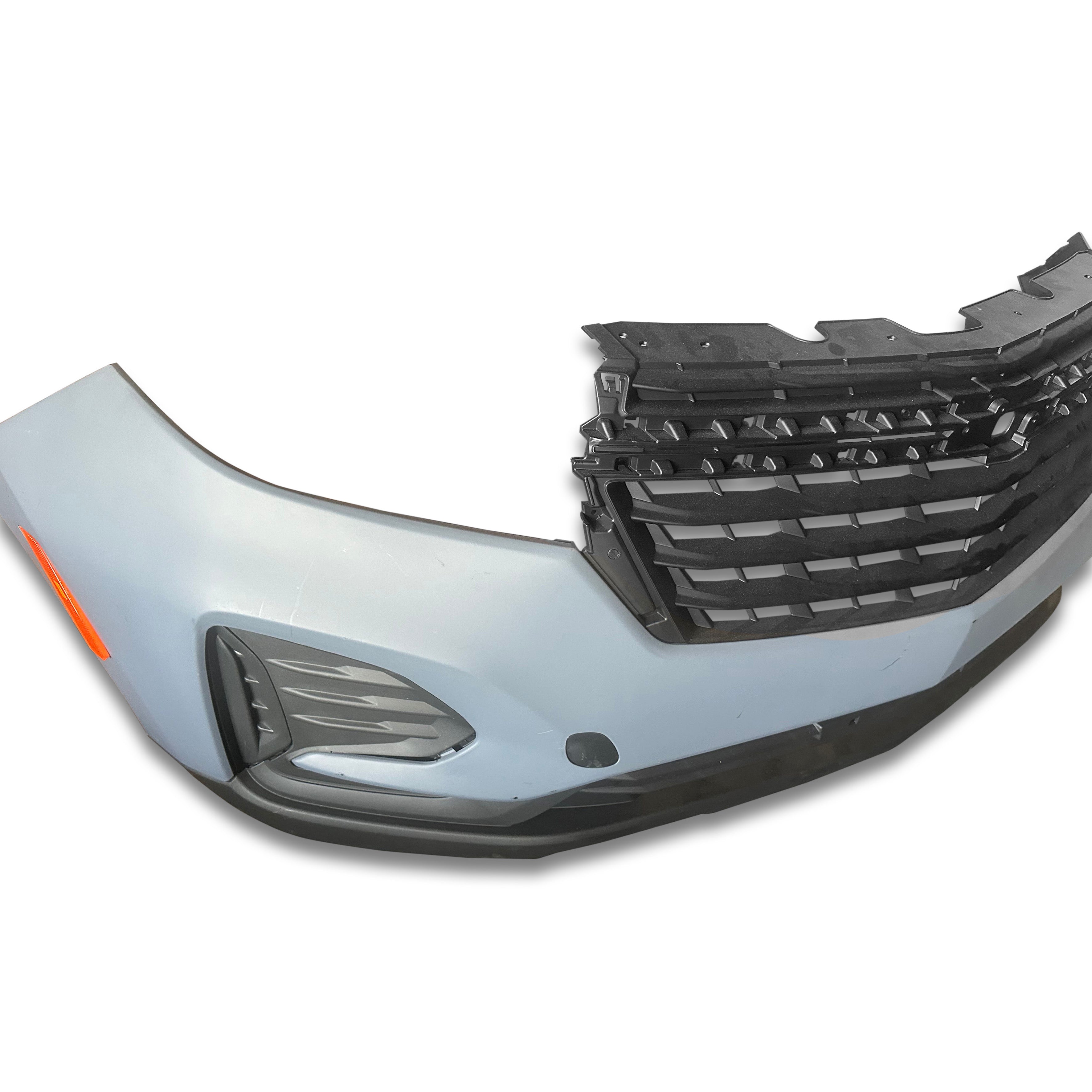 For 2022 2023 CHEVY Equinox LS Front Bumper Grille with Chrome Molding Assembly Primed Set