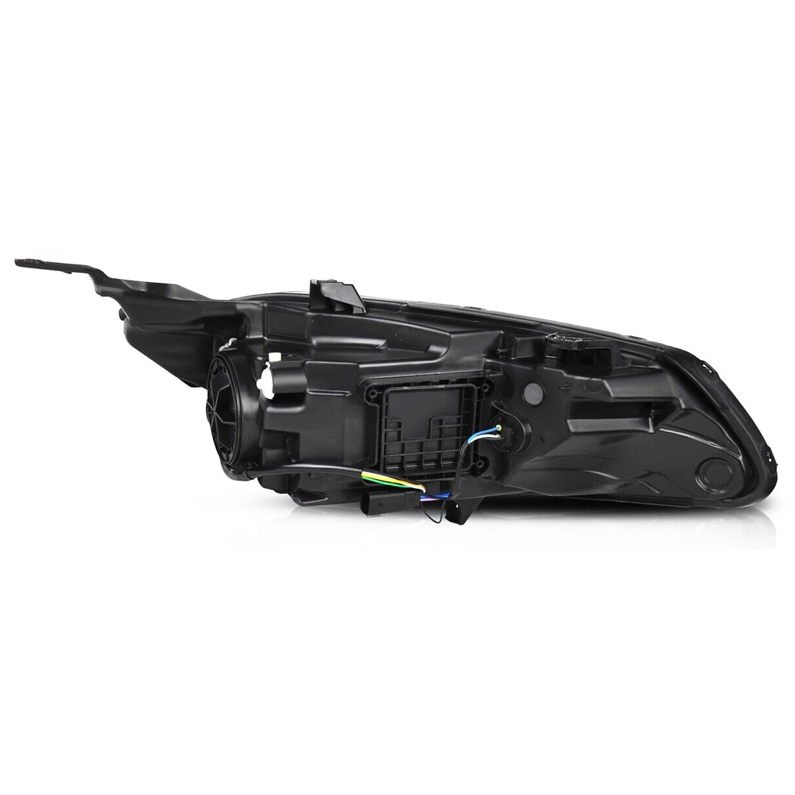 For 2016 2017 2018 Chevy Malibu Headlight Assembly Halogen with Projector Black Driver Side