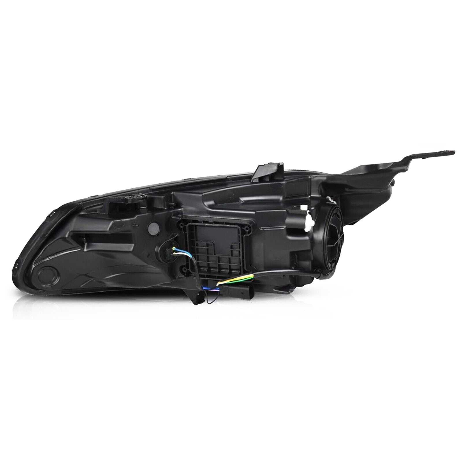 For 2016 2017 2018 Chevy Malibu Headlight Assembly Halogen with Projector Black Passenger Side