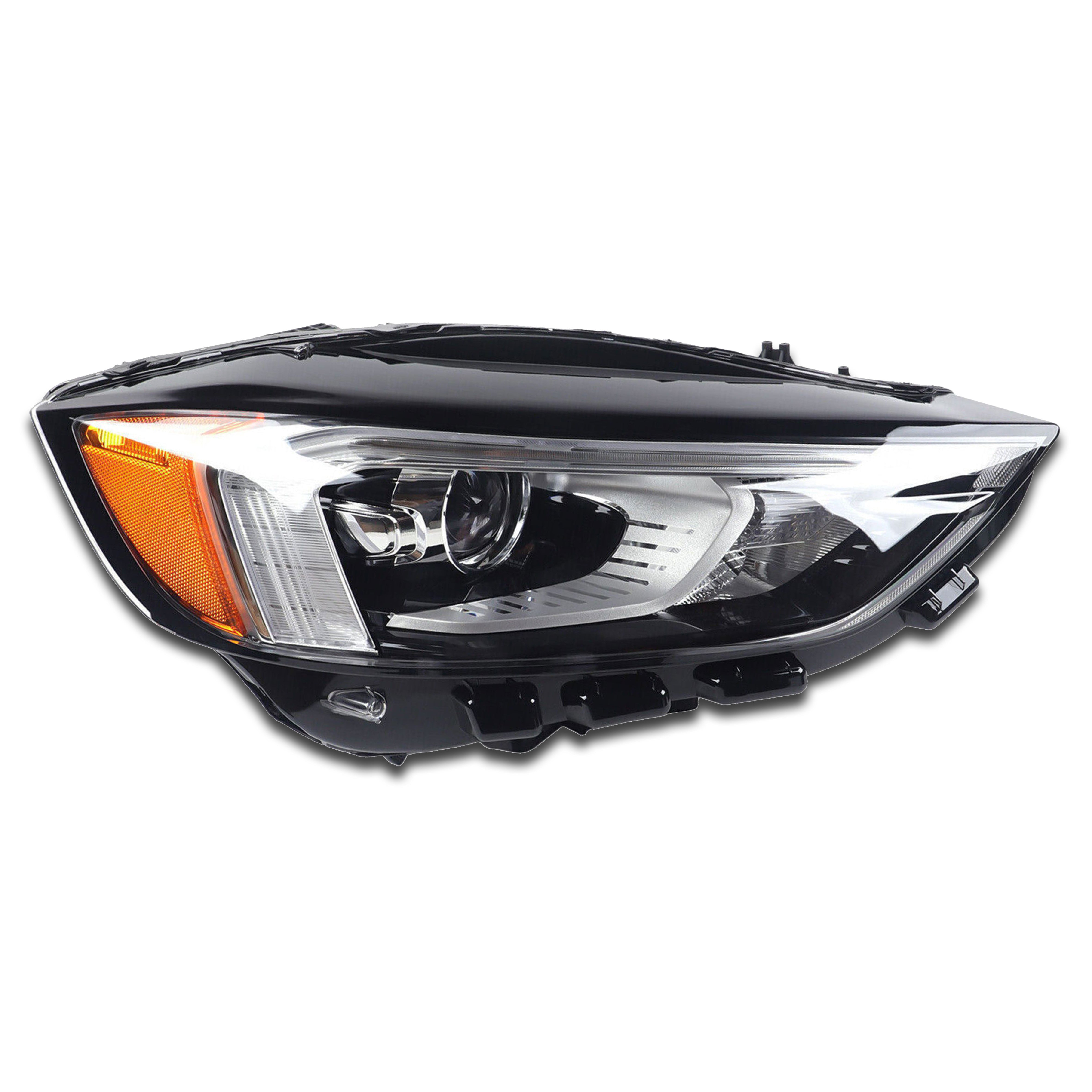 For 2019 2020 2021 Ford Edge LED DRL Headlight Headlamp Chrome Assembly Right Passenger Side RH