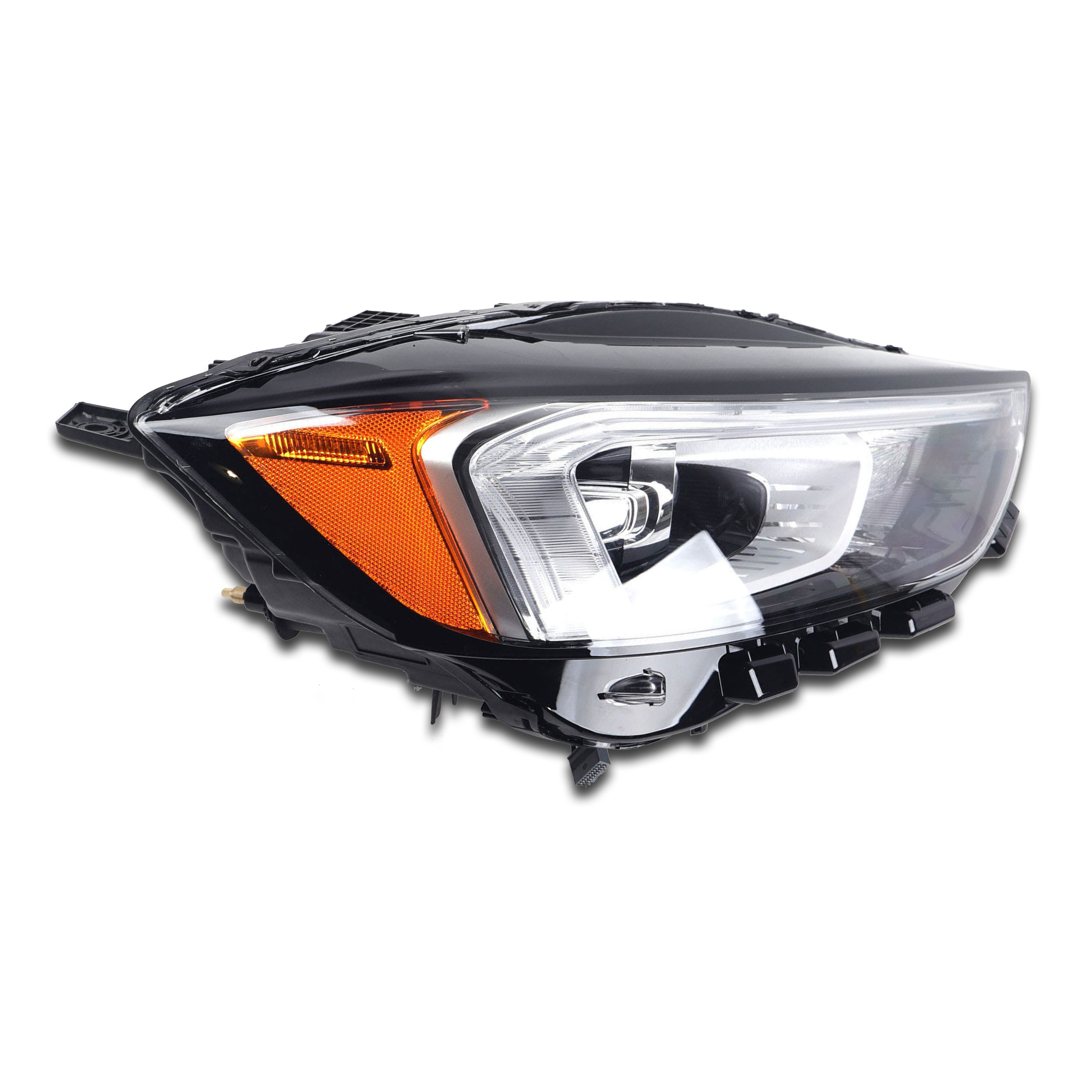 For 2019 2020 2021 Ford Edge LED DRL Headlight Headlamp Chrome Assembly Right Passenger Side RH
