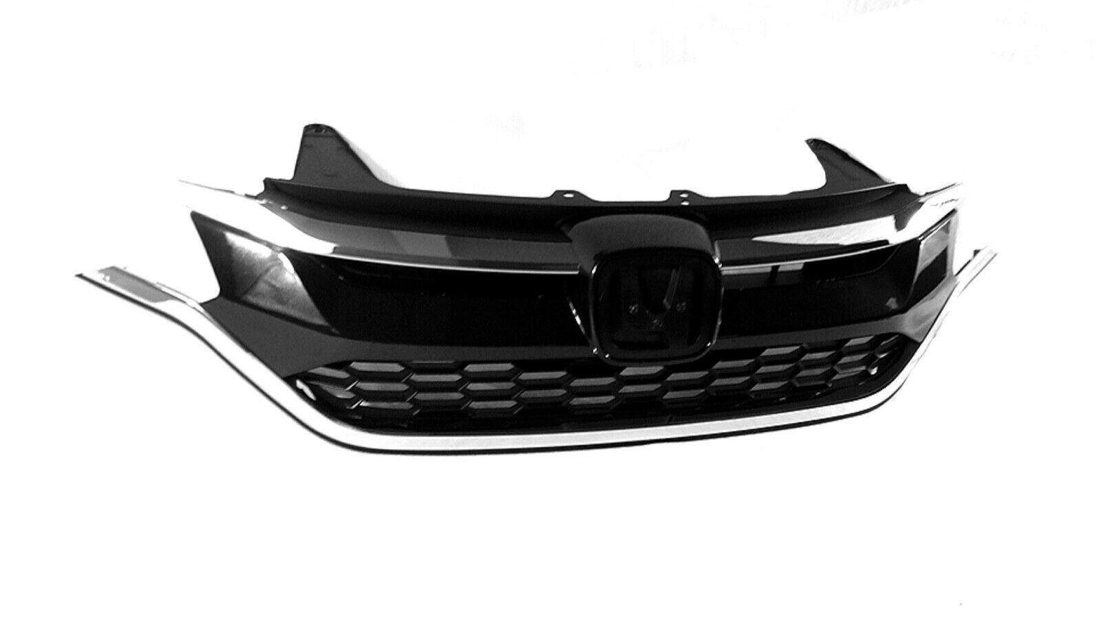 For 2015 2016 Honda CRV Front Upper Grille Grill Chrome Honeycomb Mesh OE Style