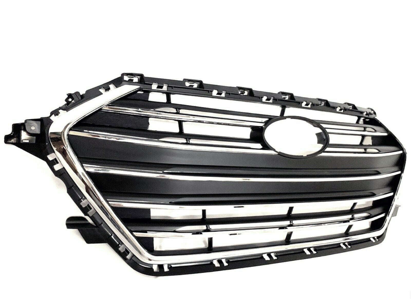 For 2017 2018 Hyundai Elantra Front Upper Bumper Grille Replacement Chrome Trim