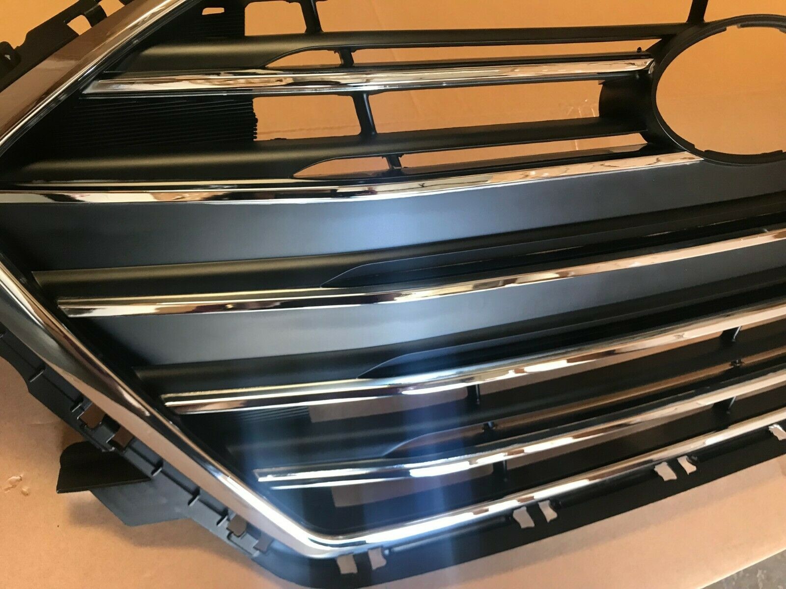 For 2017 2018 Hyundai Elantra Front Upper Bumper Grille Replacement Chrome Trim