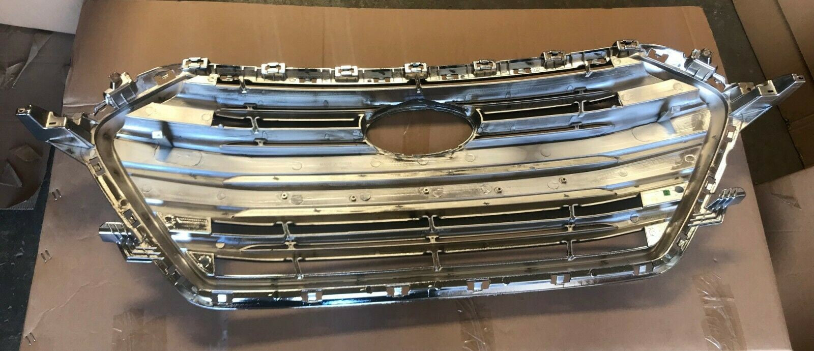 For 2017 2018 Hyundai Elantra Front Upper Bumper Grille Replacement Chrome Trim
