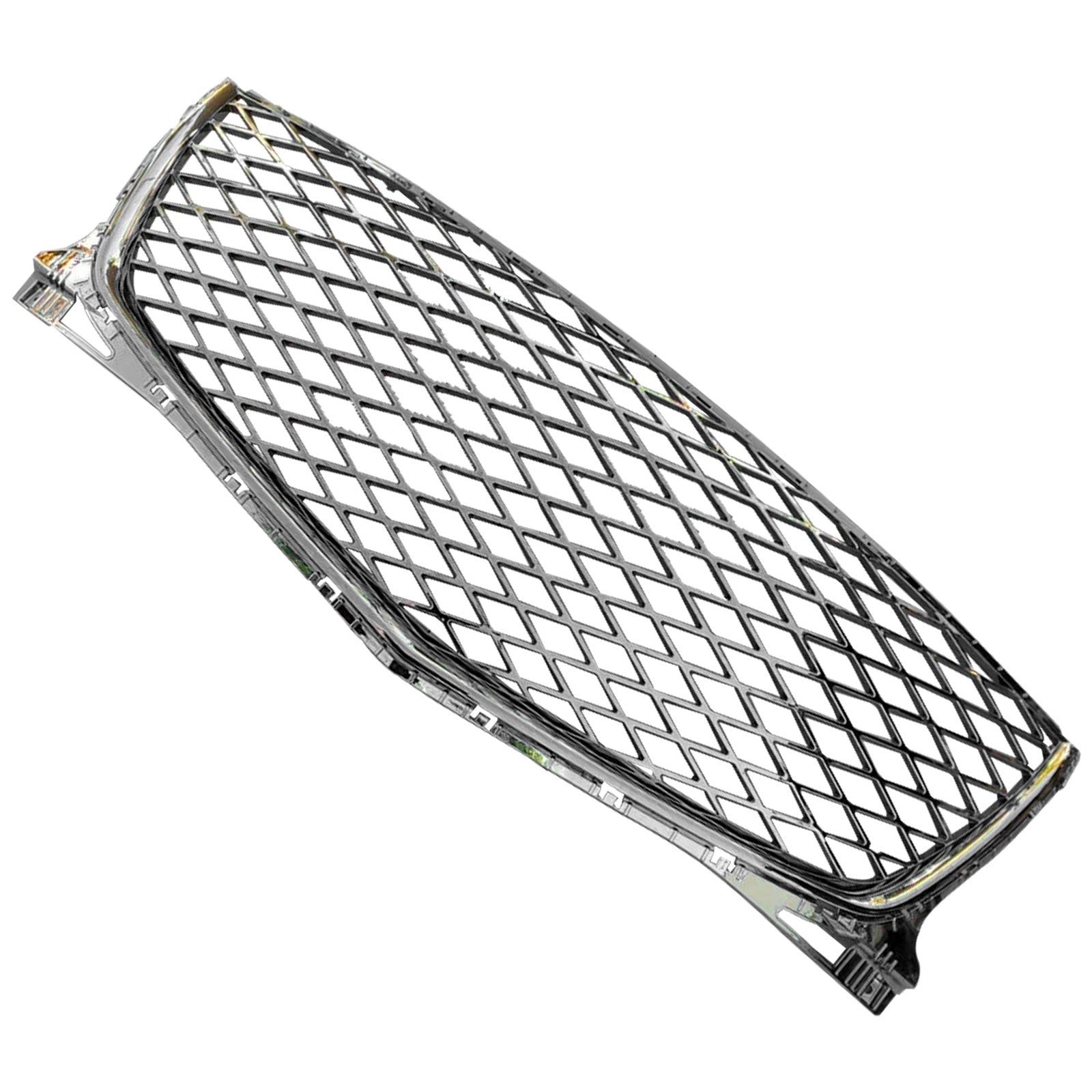 For 2021 2022 2023 Genesis GV80 Front Bumper Upper Grille Grill Assembly Silver ABS Plastic 86351T6000