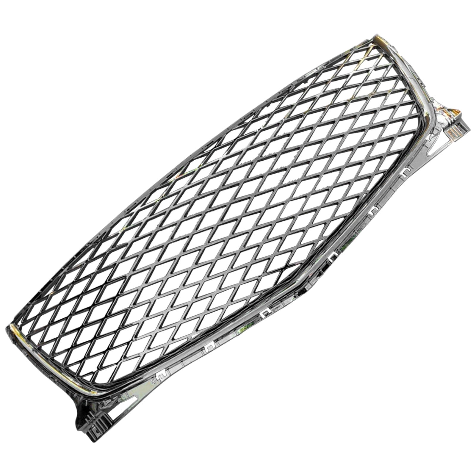 For 2021 2022 2023 Genesis GV80 Front Bumper Upper Grille Grill Assembly Silver ABS Plastic 86351T6000