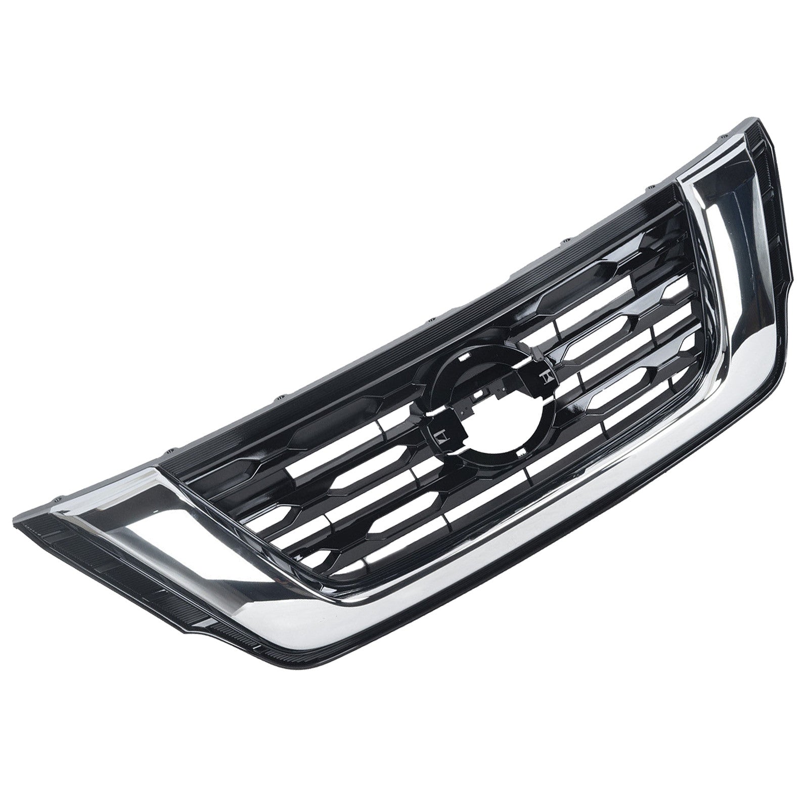 For 2017 2018 2019 2020 Nissan Pathfinder Front Upper Bumper Grille Chrome Black Assembly
