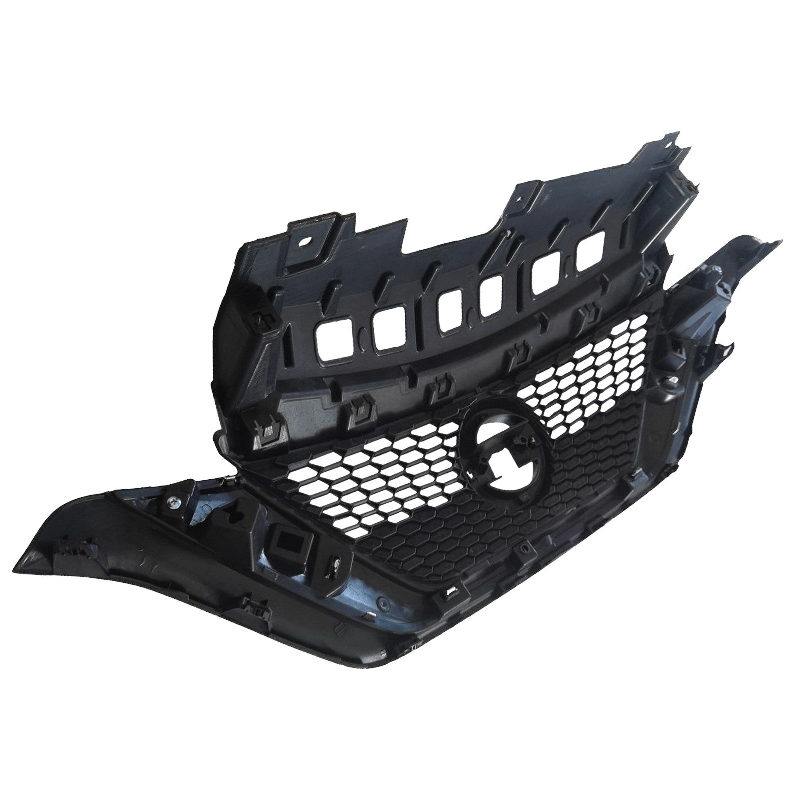 2017 2018 2019 Nissan Versa Note Front Upper Bumper Grille Assembly Chrome Black