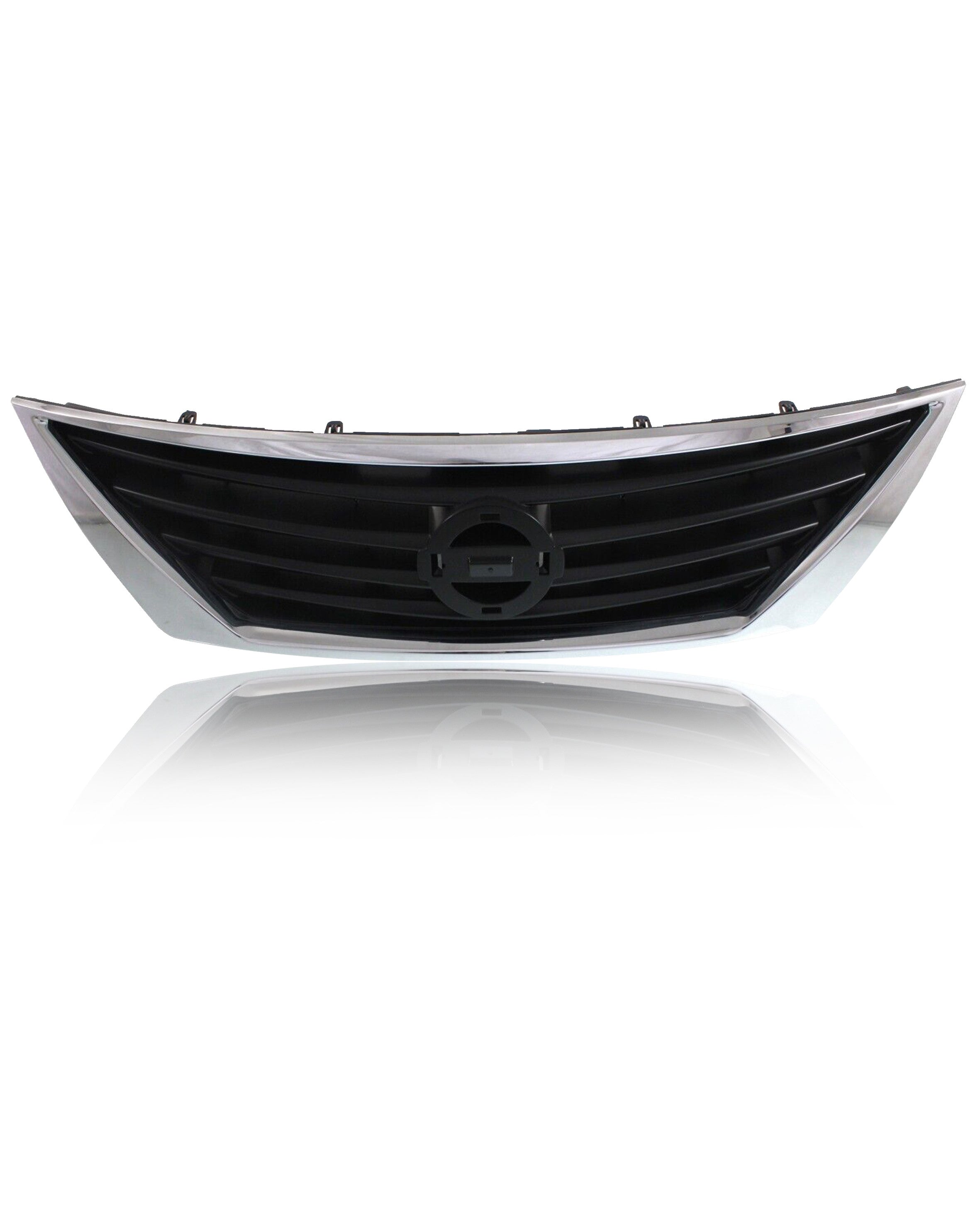For 2012 2013 2014 2015 Front Upper Grille Nissan Versa Sedan 62310-3BA5A