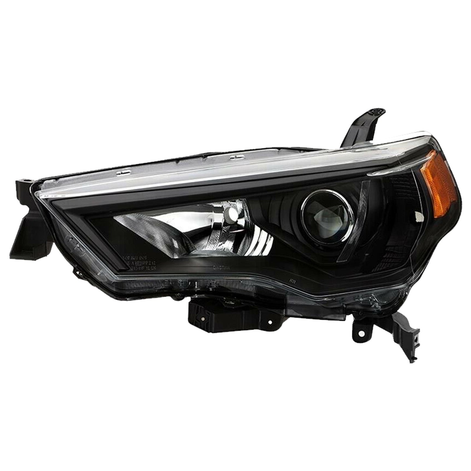 2014 2015 2016 2017 2018 2019 2020 2021 Toyota 4Runner Headlight Assembly Halogen Black Housing Driver Side