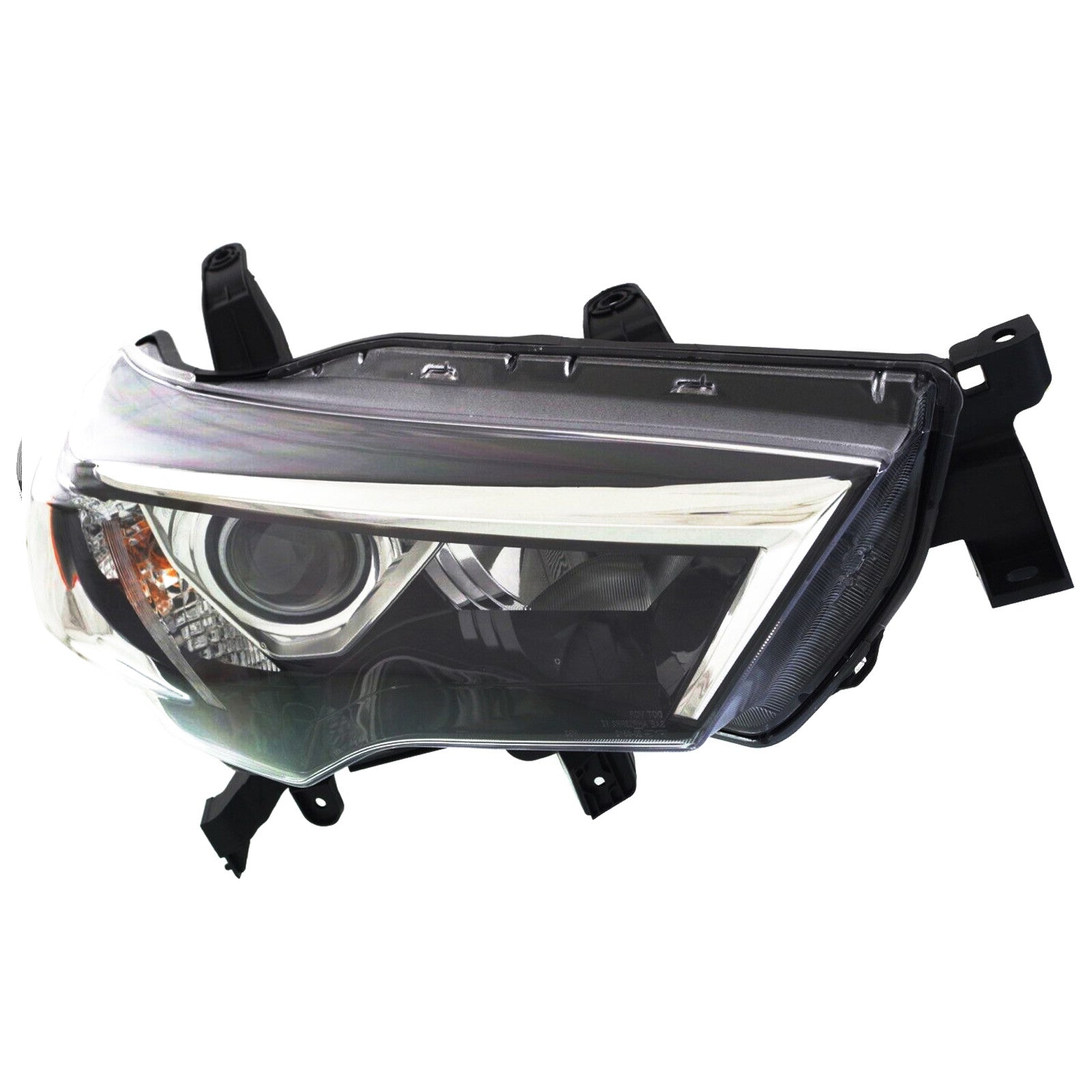 For 2014 2015 2016 2017 2018 2019 2020 2021 Toyota 4Runner Headlight Assembly Halogen Chrome Housing Passenger Side