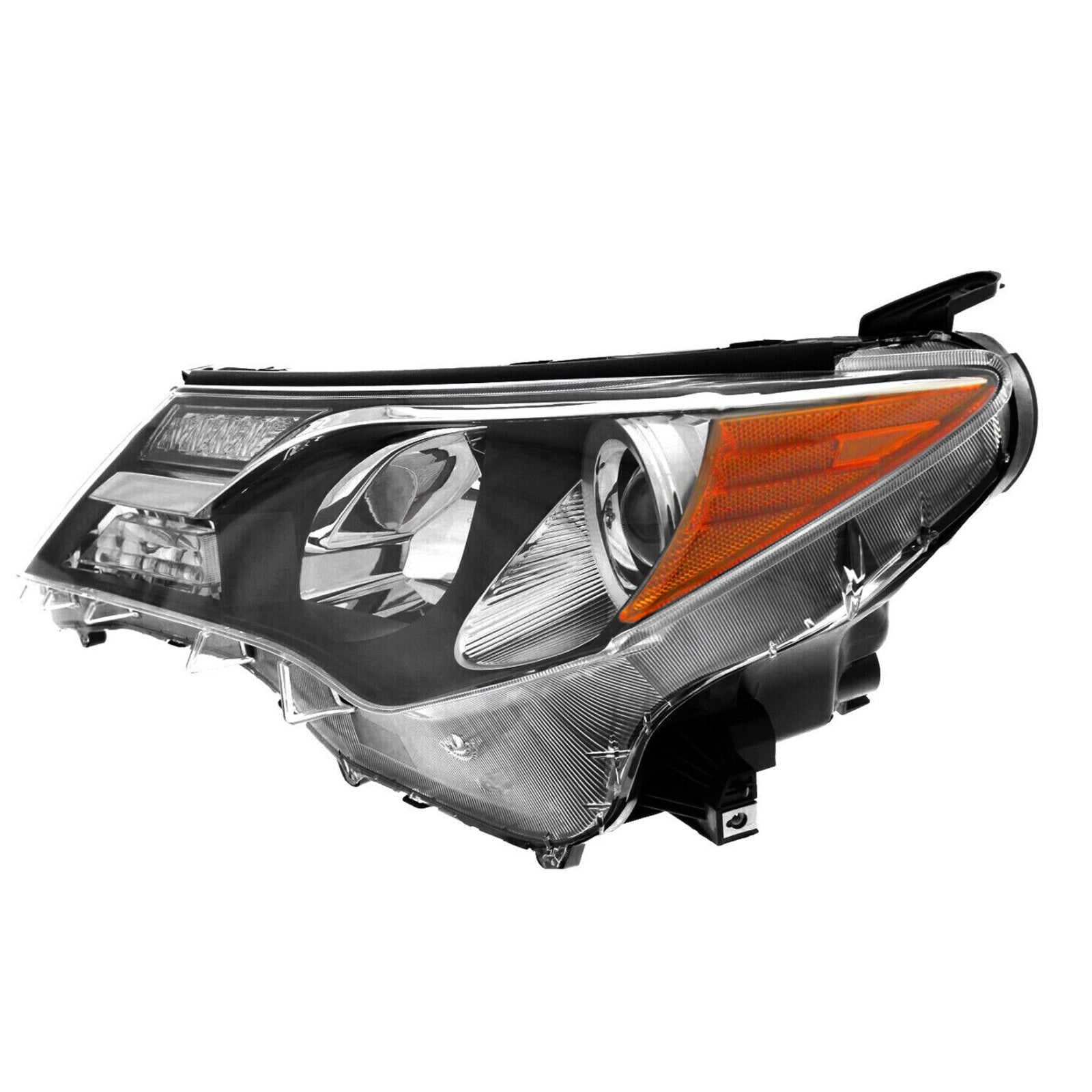 For 2013 2014 2015 Toyota RAV4 Headlight Assembly Halogen Chrome Left Driver Side 811500R042
