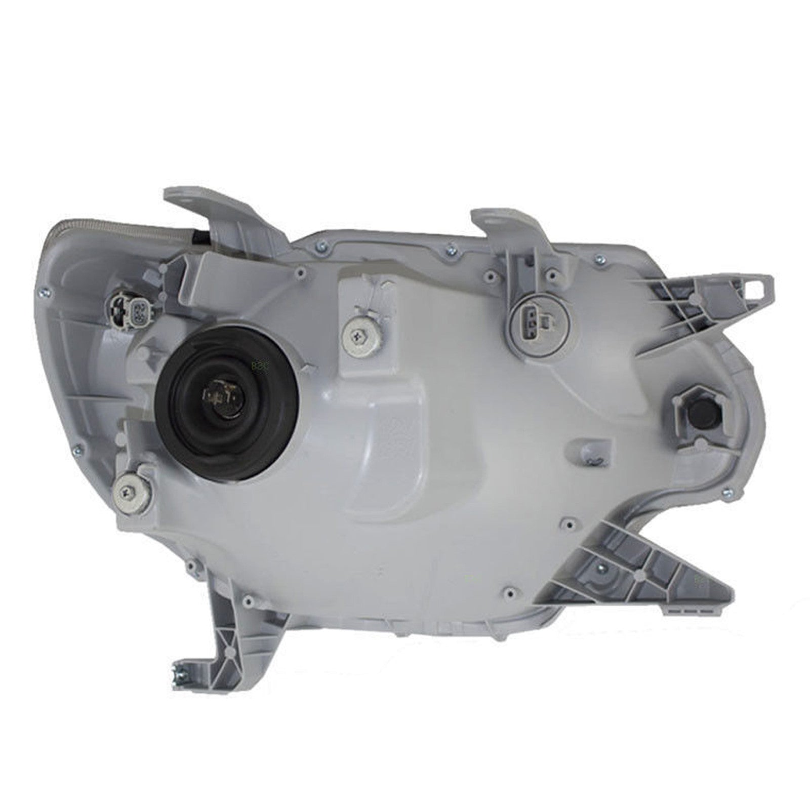 2012 2015 Toyota Tacoma Headlight Assembly Halogen Chrome Housing Driver Side by AutoModed