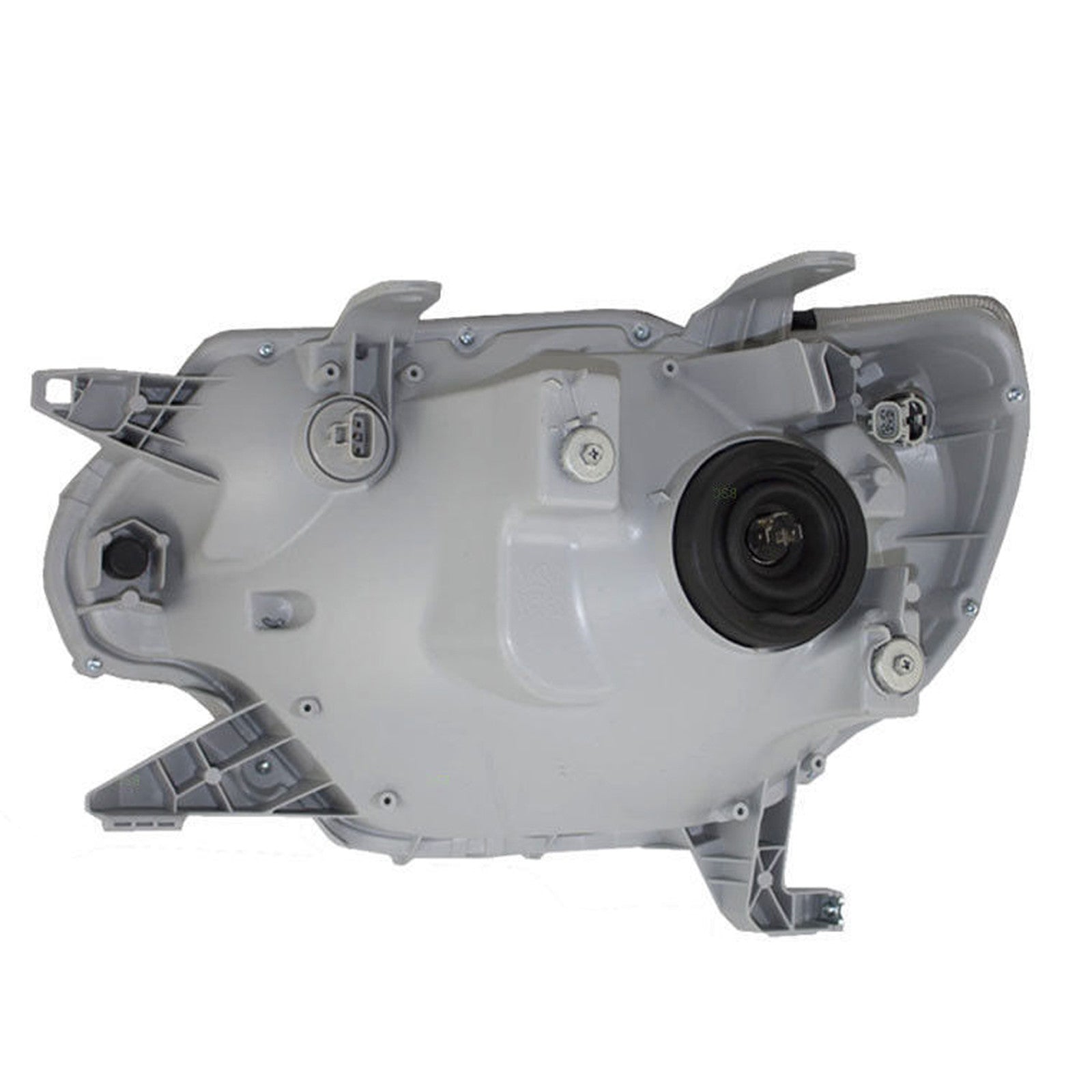 2012 2015 Toyota Tacoma Headlight Assembly Halogen Chrome Housing Driver Side by AutoModed