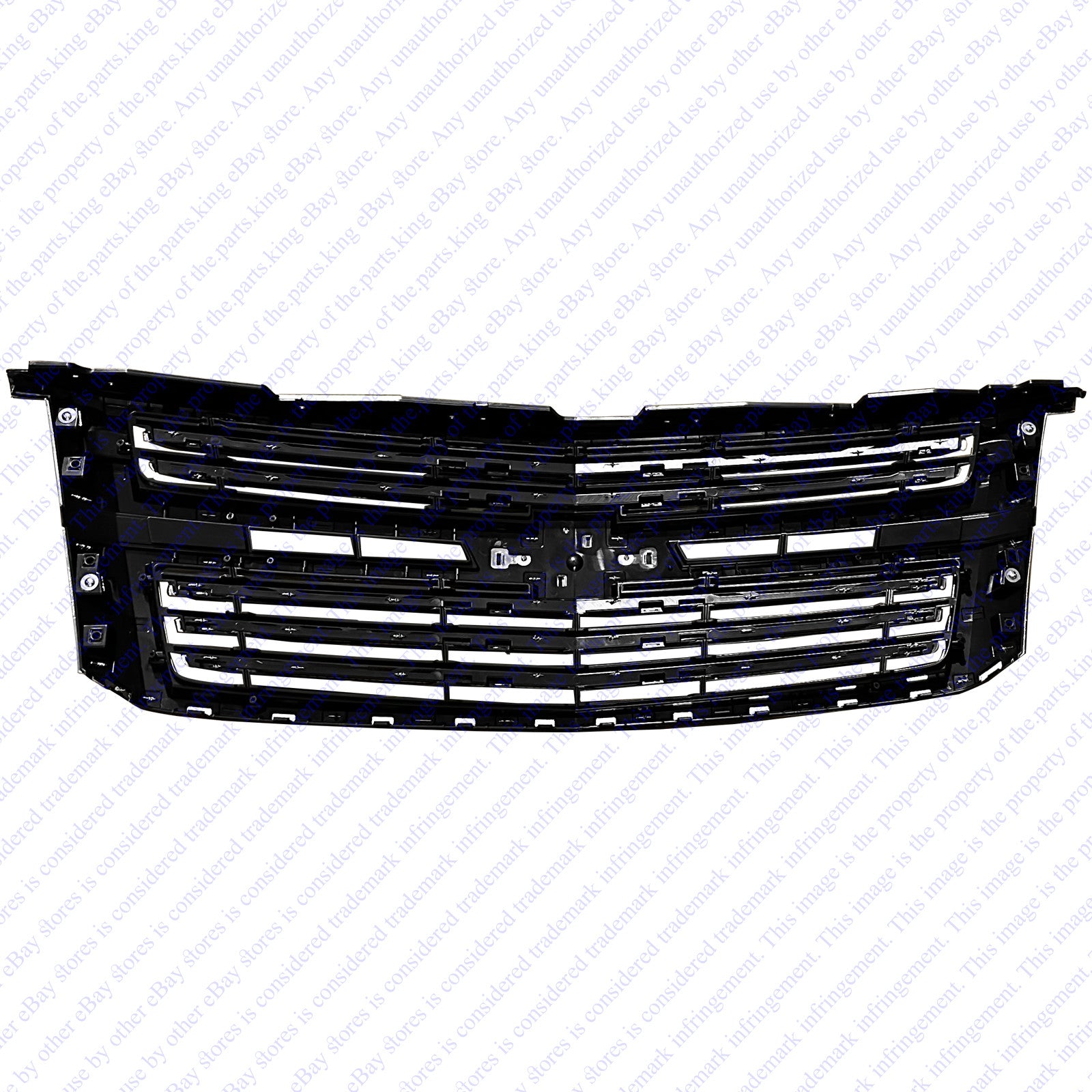 For 2015 2016 2017 2018 2019 2020 Chevrolet Tahoe Suburban Front Upper Grille Assembly Set