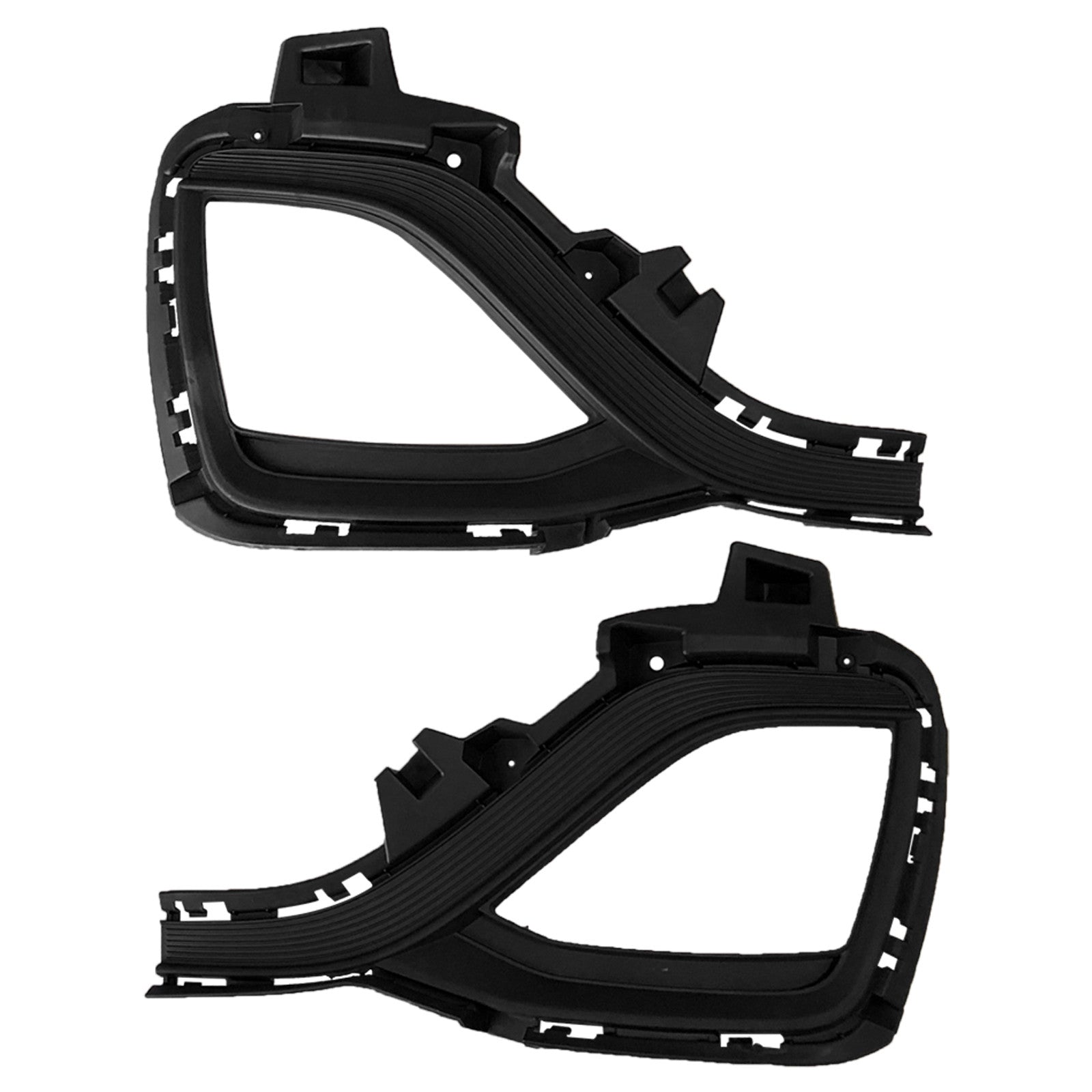 For 2019 2020 2021 2022 Chevrolet Spark LS Fog Light Lamp DRL with Cover Bezel Left Right Pair