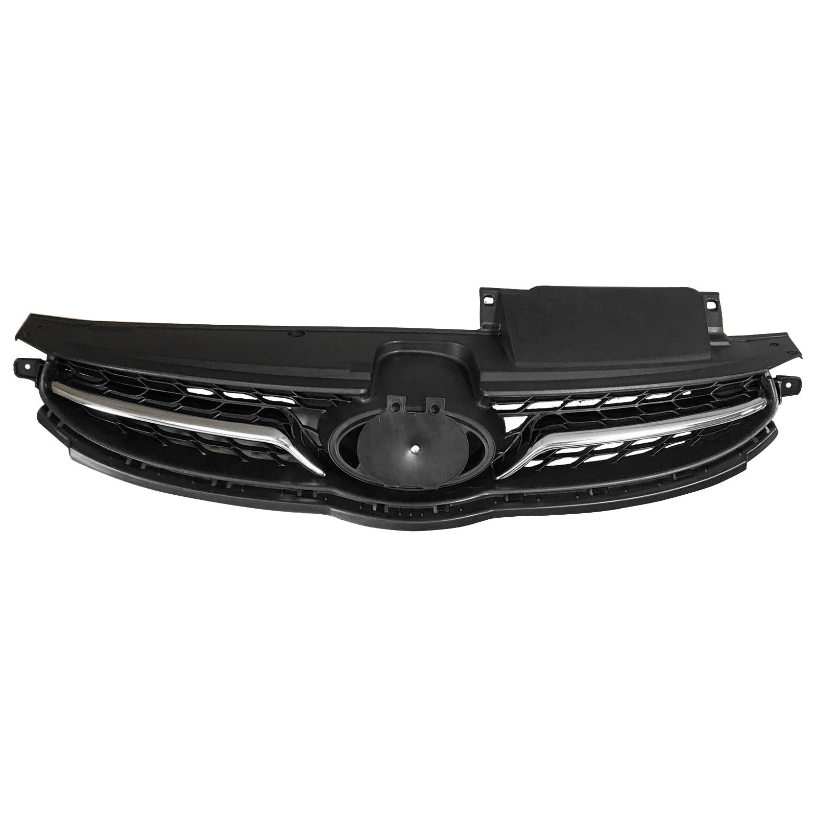 For 2011 2012 2013 Hyundai Elantra Sedan Front Upper Bumper Grille with Chrome Trim