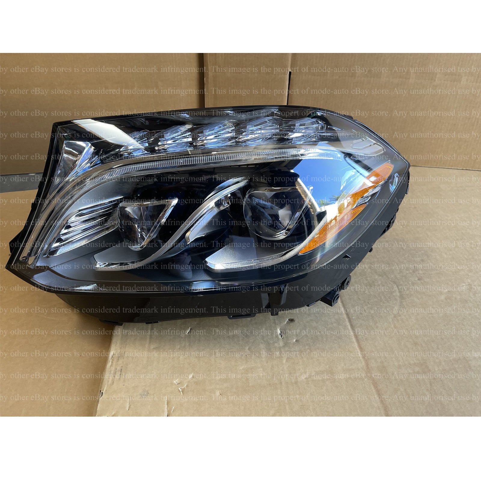 Full LED Headlight Assembly for 2017 2018 2019 Mercedes-Benz GLS Class Left Side
