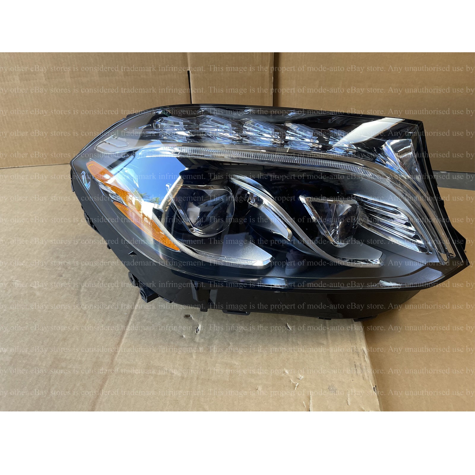Full LED Headlight Assembly for 2017 2019 Mercedes-Benz GLS Class Right Side