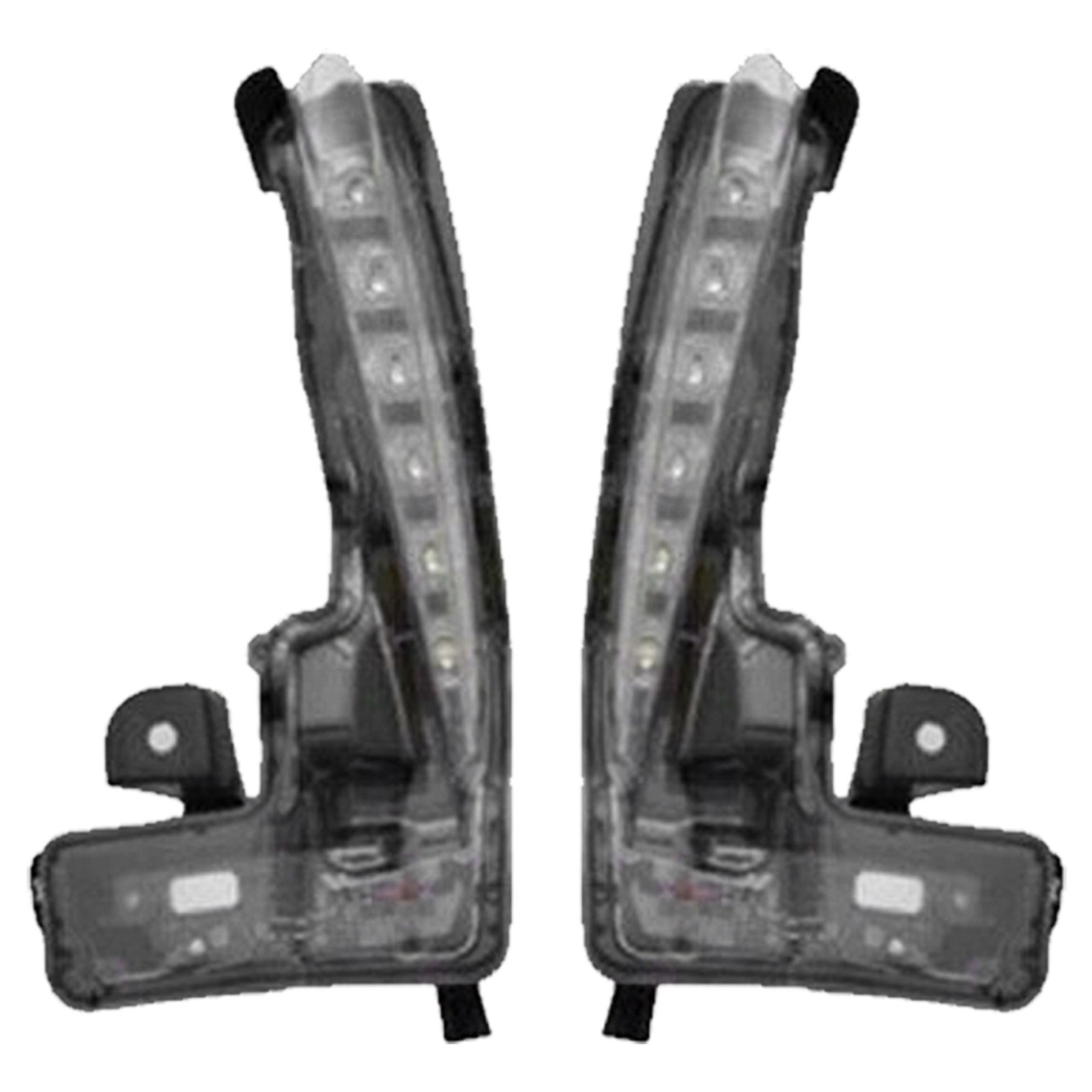 For 2017 2018 2019 Toyota Corolla SE XSE LED Daytime Driving Light Fog Lamp Assembly with Covers Bezels Set