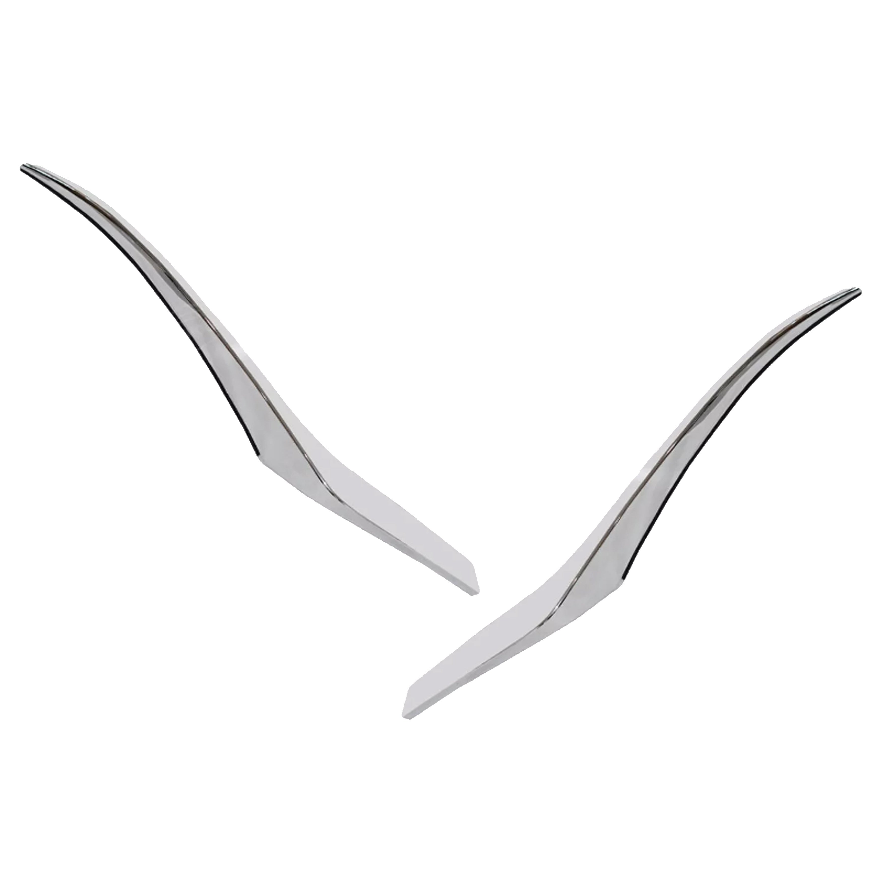 For 2023 2024 2025 Nissan Altima SR Front Bumper Upper Grille & Grille Molding Set