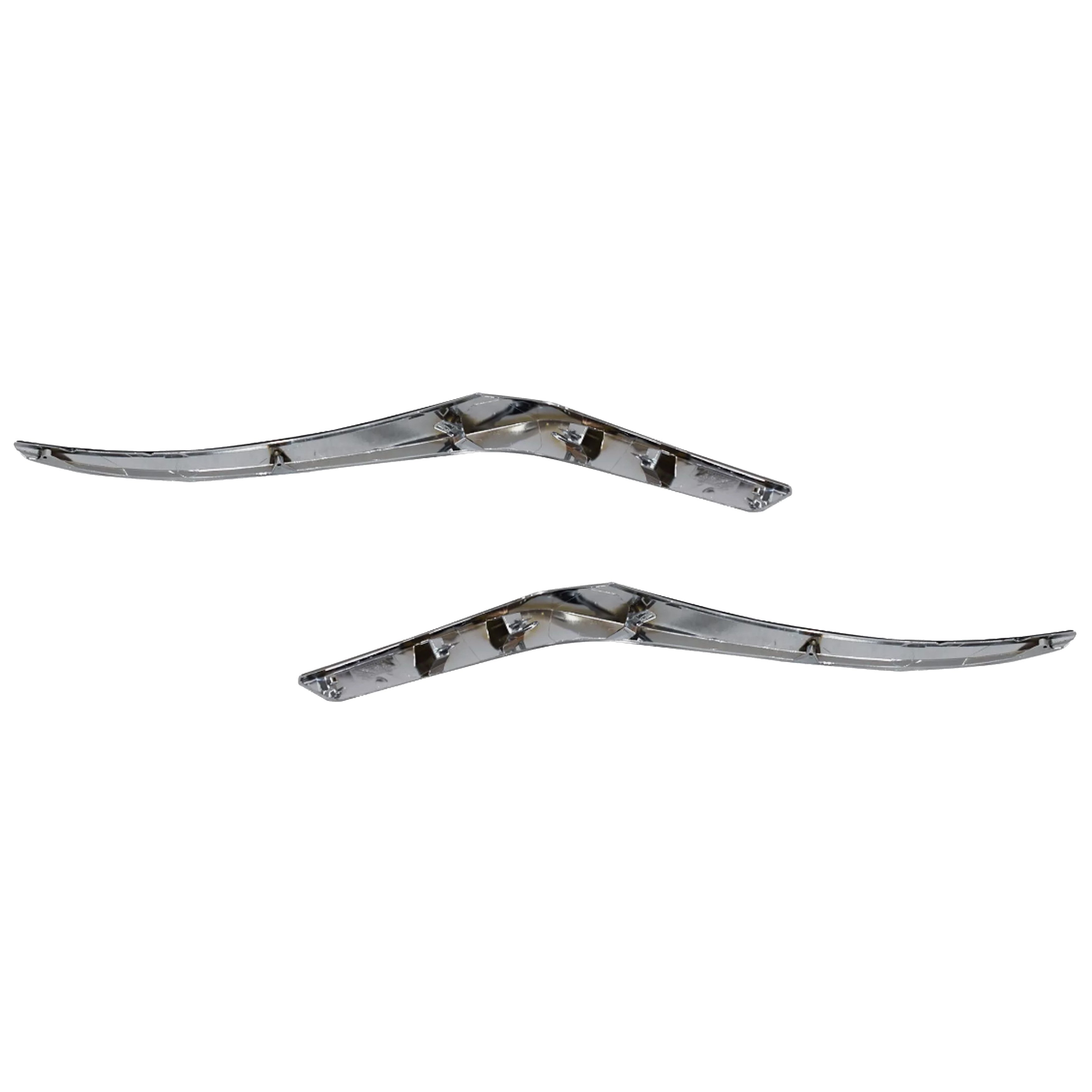 For 2023 2024 2025 Nissan Altima SR Front Bumper Upper Grille & Grille Molding Set