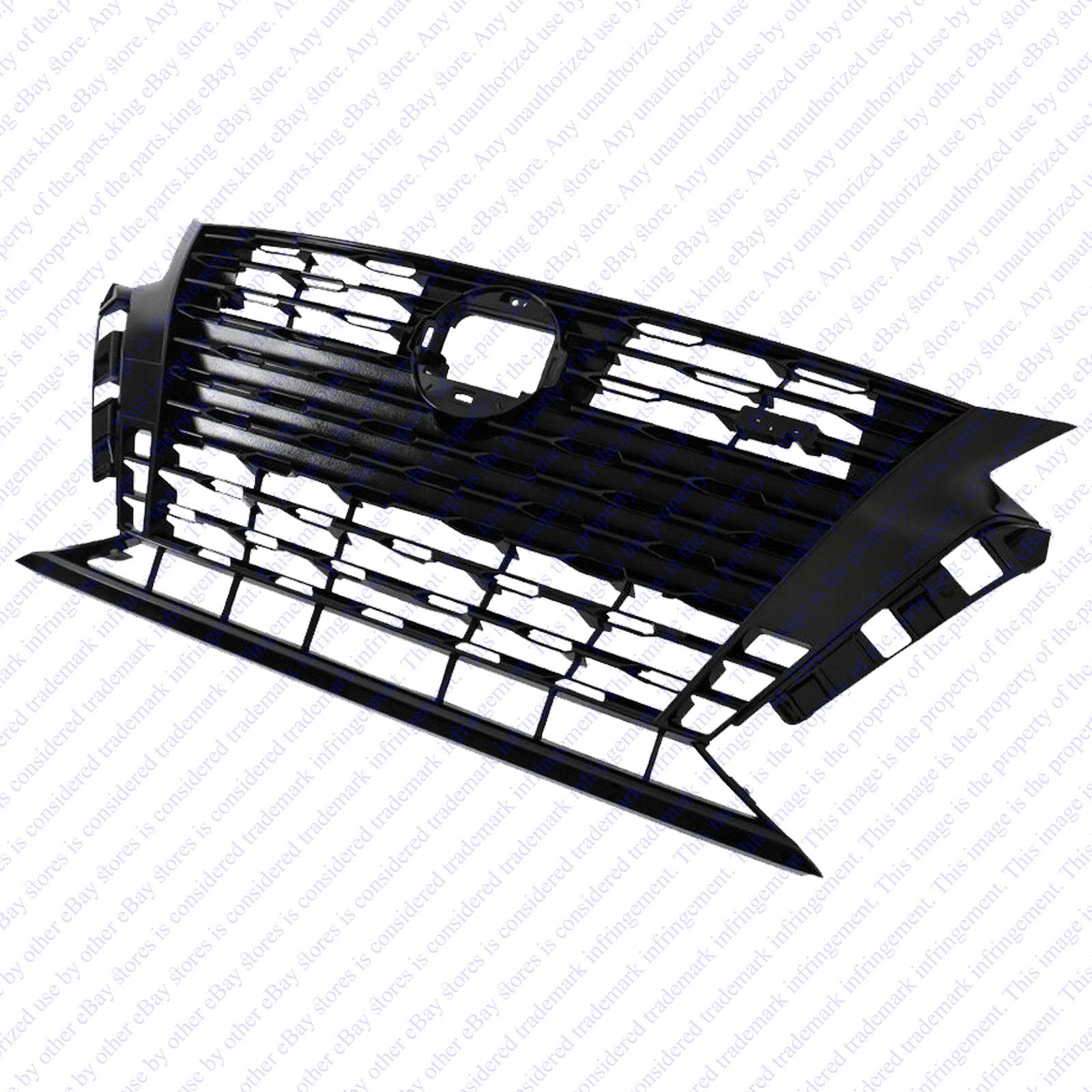 For 2023 2024 2025 Nissan Altima SR Front Bumper Upper Grille & Grille Molding Set