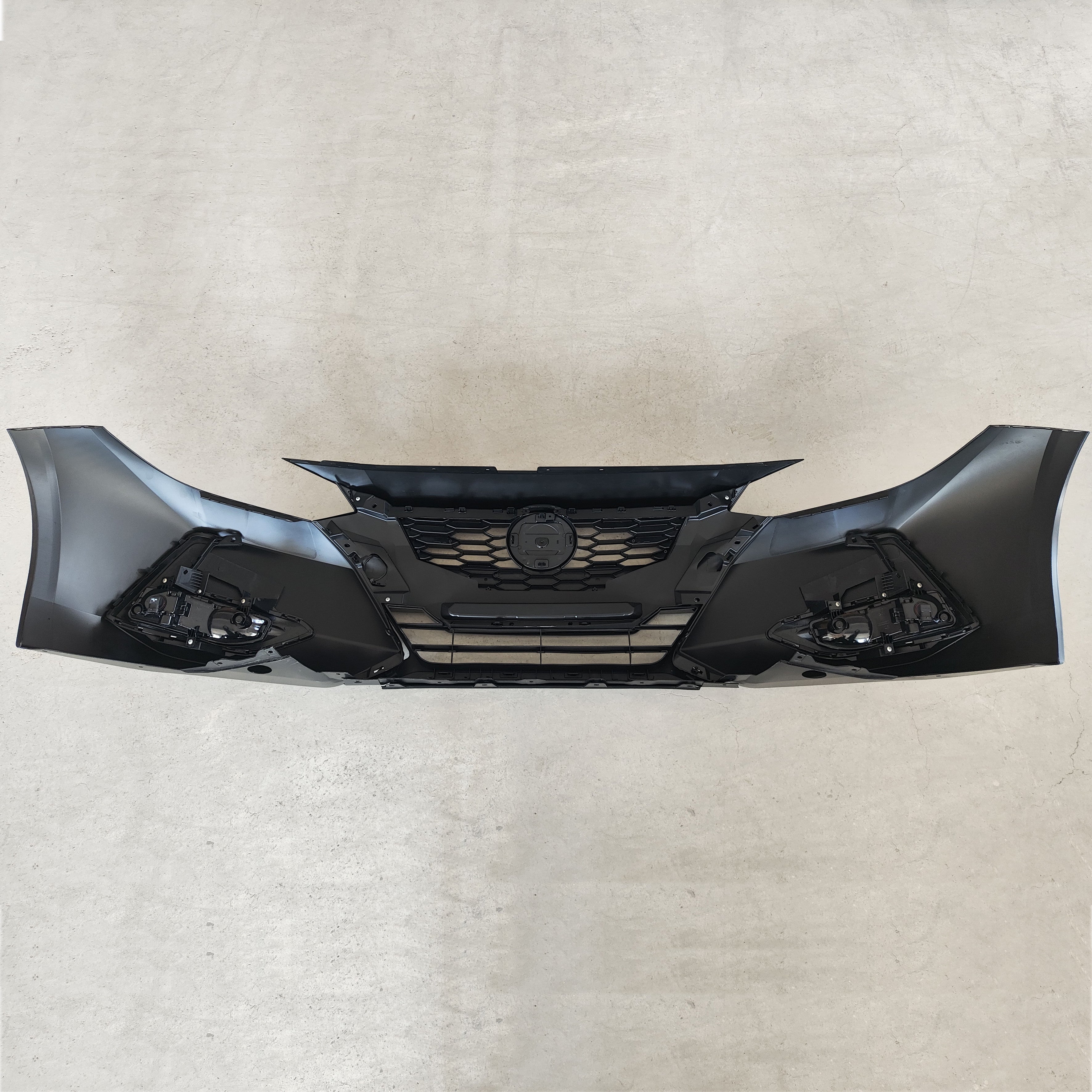 For 2020 2021 2022 2023 Nissan Sentra Front Bumper with Grille and Fog Lights Assembly Set