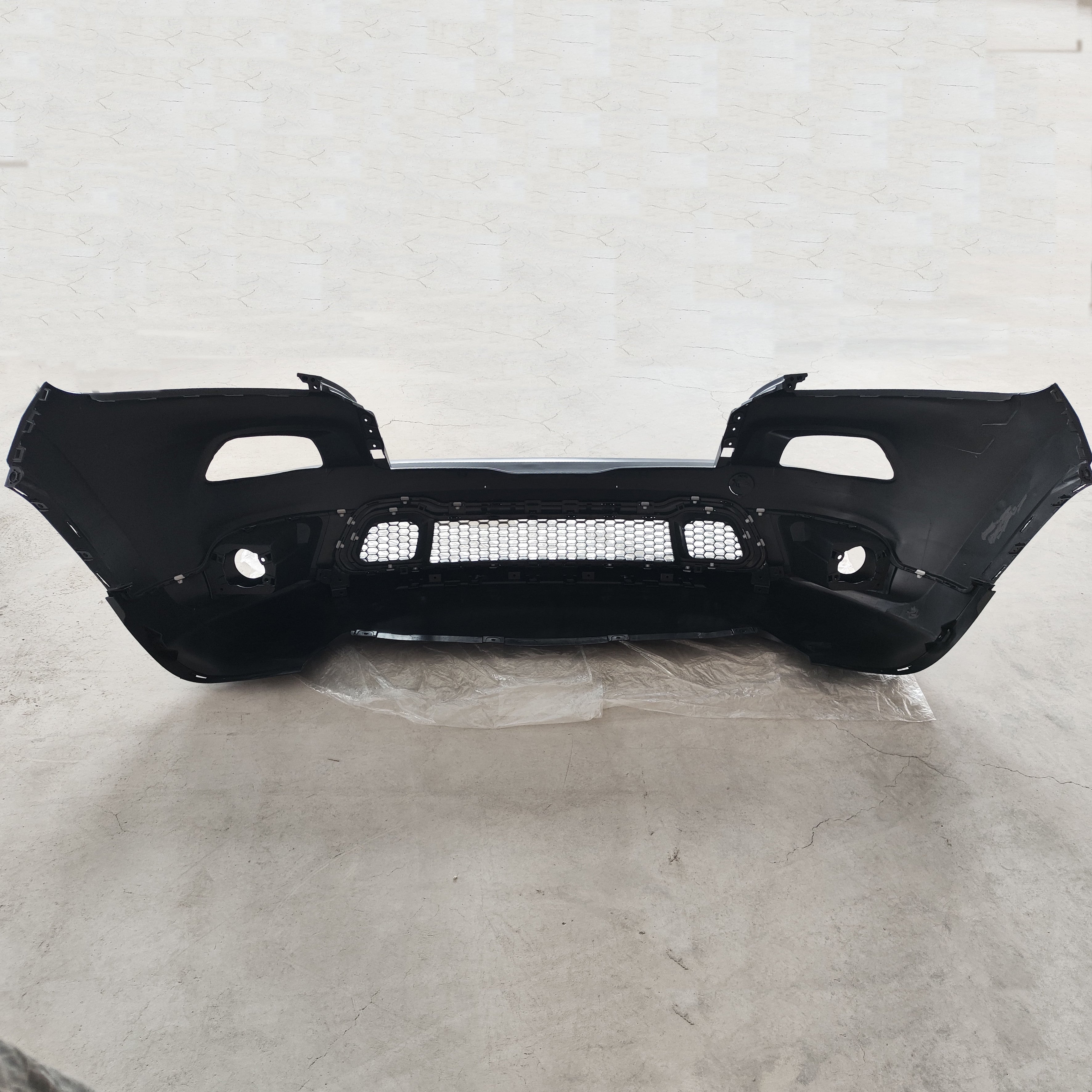 For 2014 2015 2016 2017 2018 Jeep Cherokee Front Bumper Cover Grille Complete Assembly Set