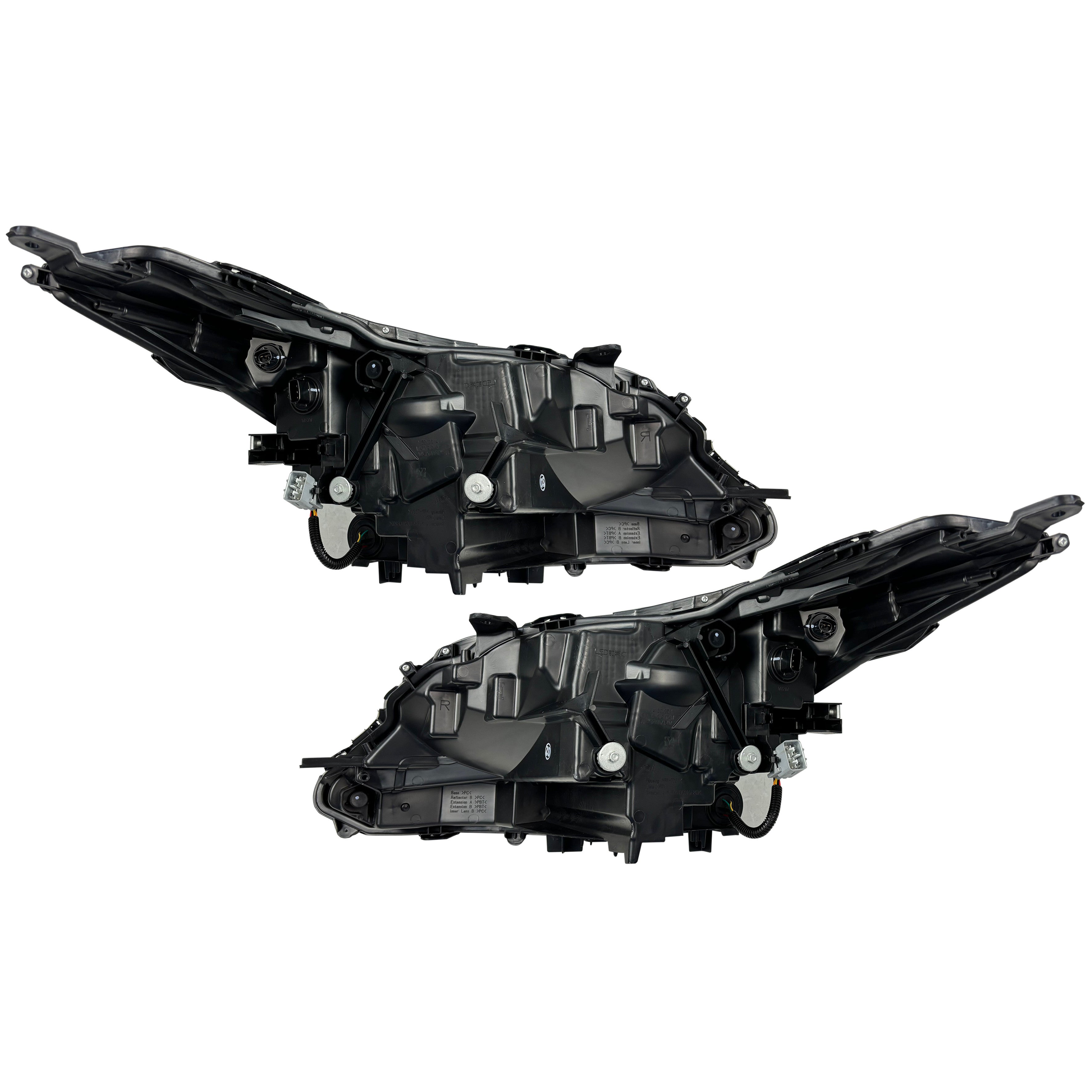 For 2016 2017 2018 2019 Lexus RX350 LED Headlight Single Projector Driver Passenger Pair Set 2Pcs