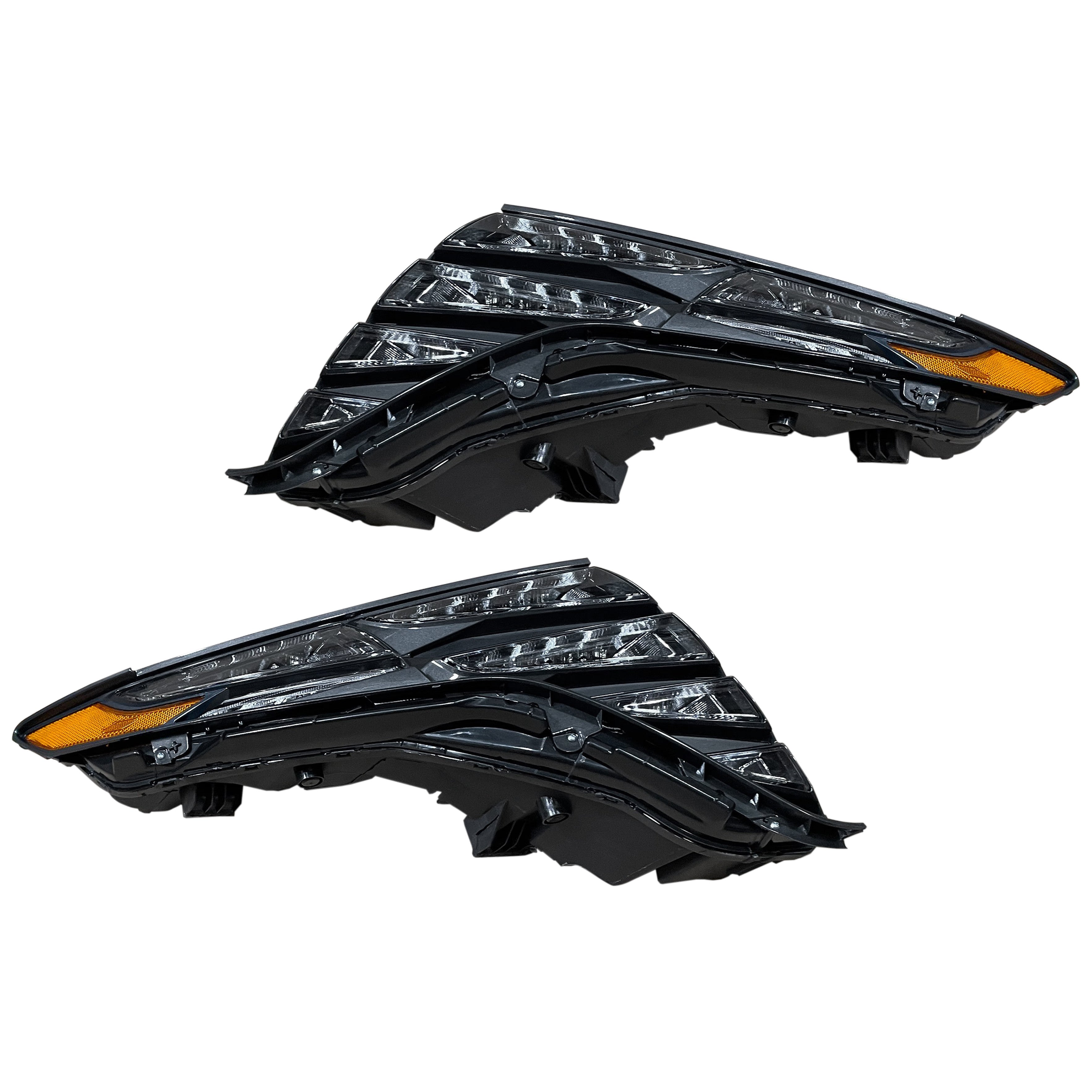 For 2022 2023 2024 Hyundai Tucson LED DRL Headlight Assembly Driver Passenger Left Right Set Pair 2Pcs