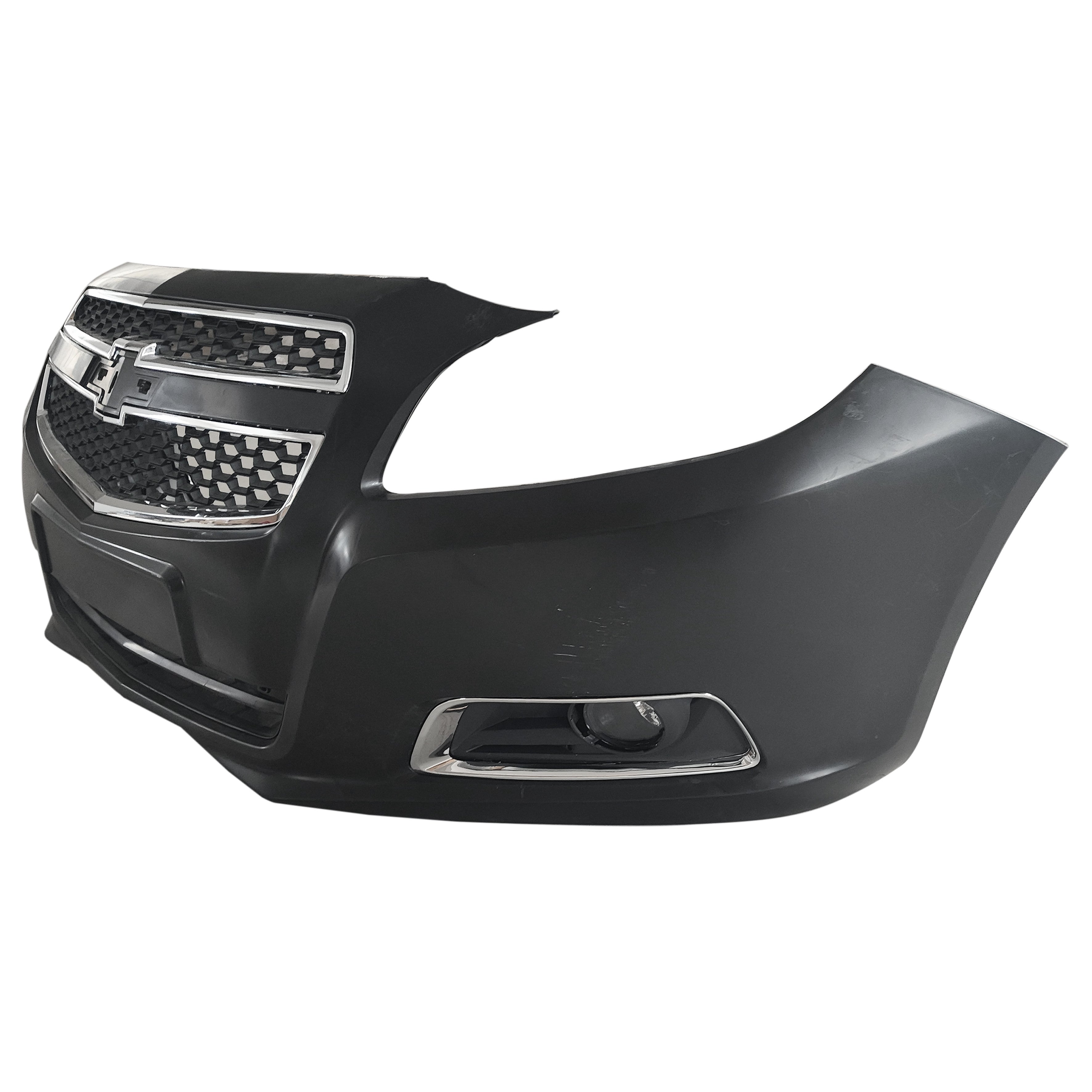 For 2013 Chevy Malibu Front Bumper Cover Fascia Set Black Primed Assembly