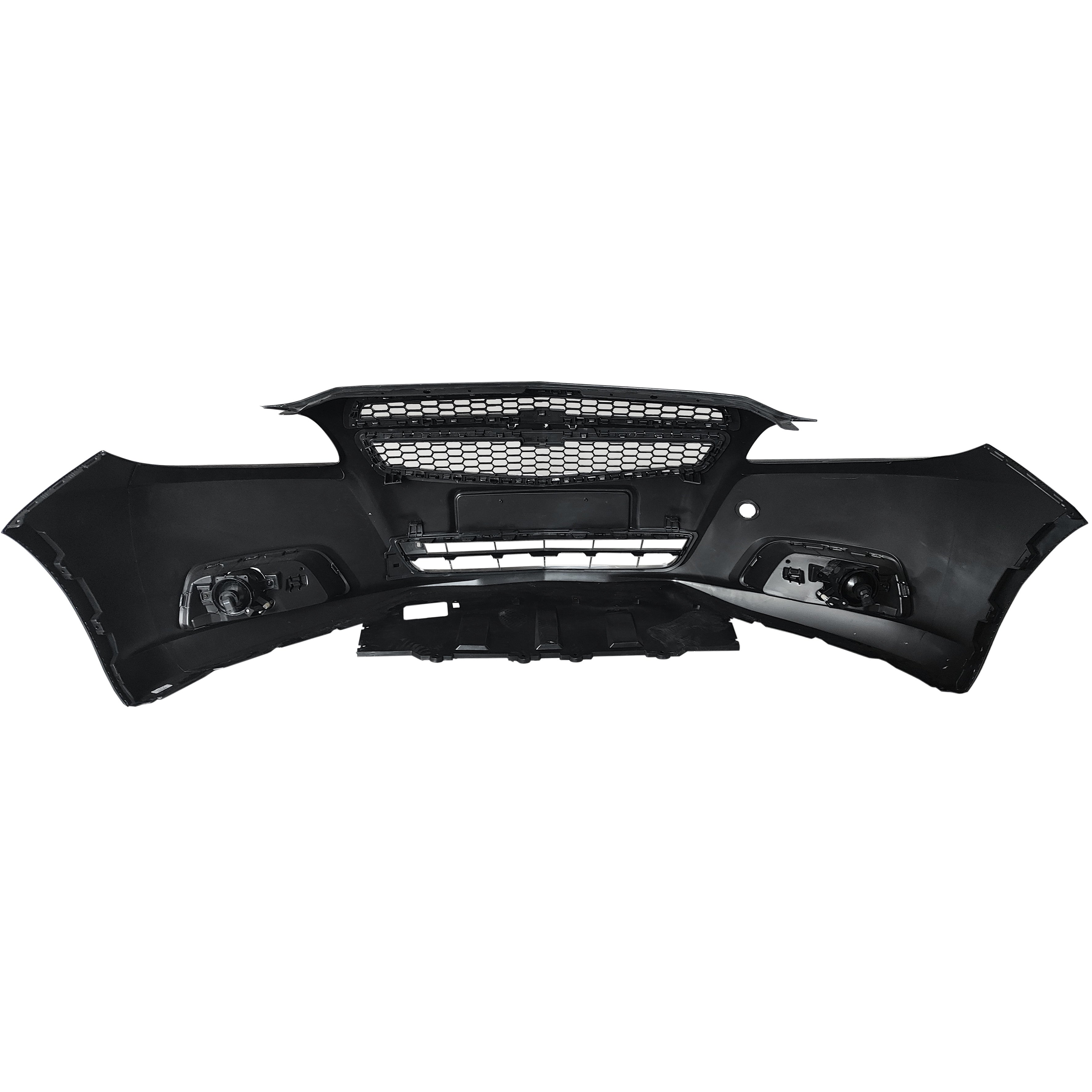 For 2013 Chevy Malibu Front Bumper Cover Fascia Set Black Primed Assembly