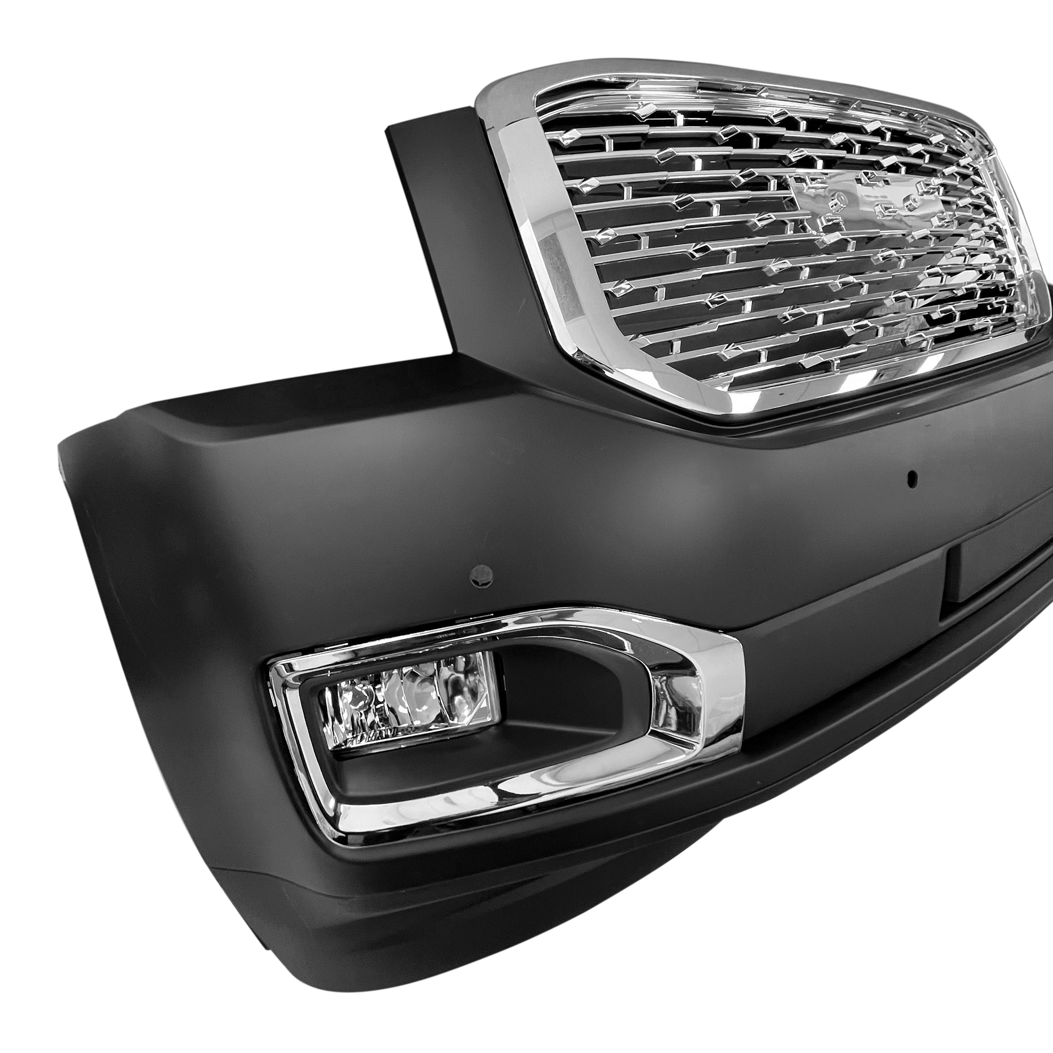 For 2015 2016 2017 2018 2019 2020 GMC Yukon Complete Front Bumper Cover Fascia Set Primed Assembly