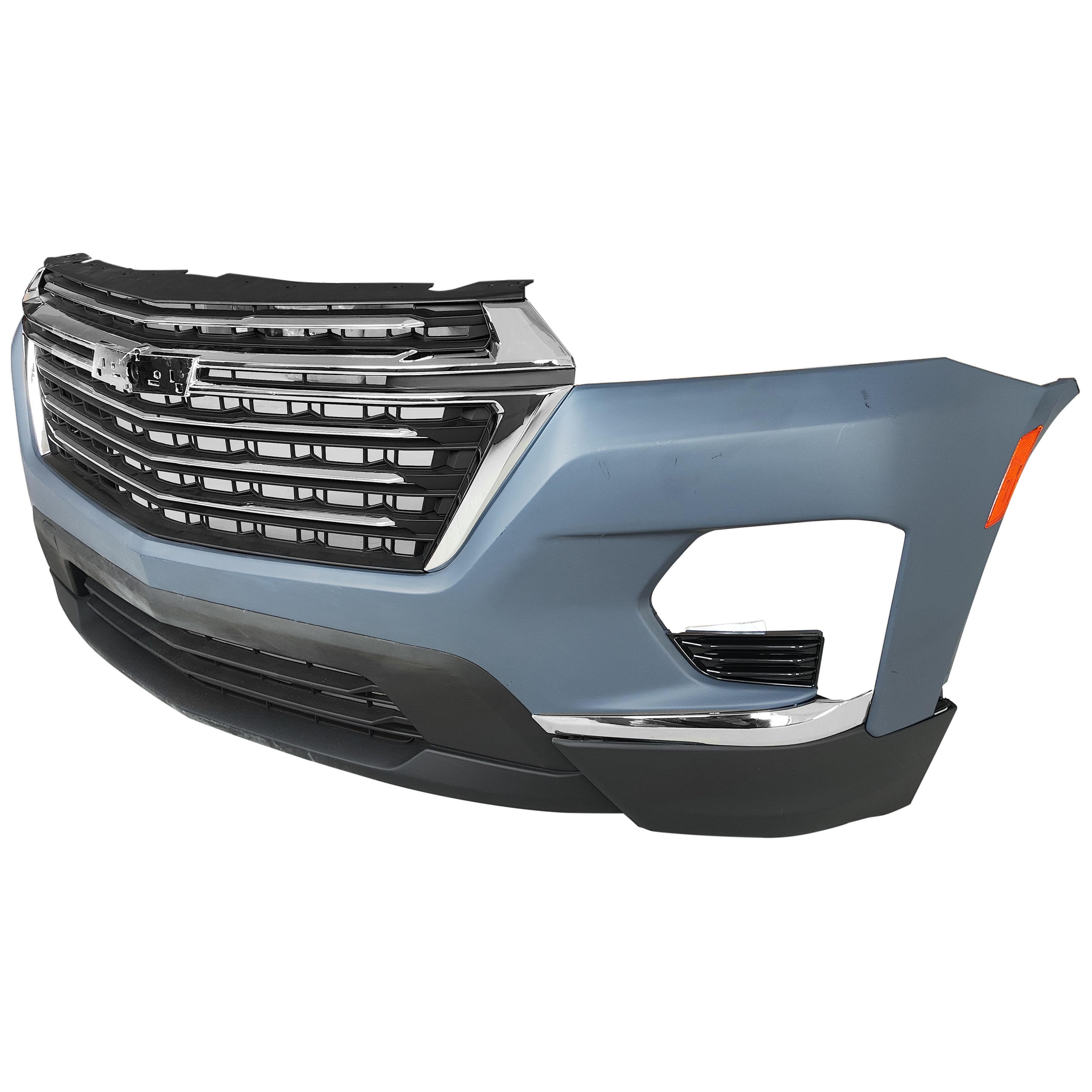 For 2022 2023 2024 Chevrolet Traverse Front Bumper Cover Fascia Primed Assembly Set