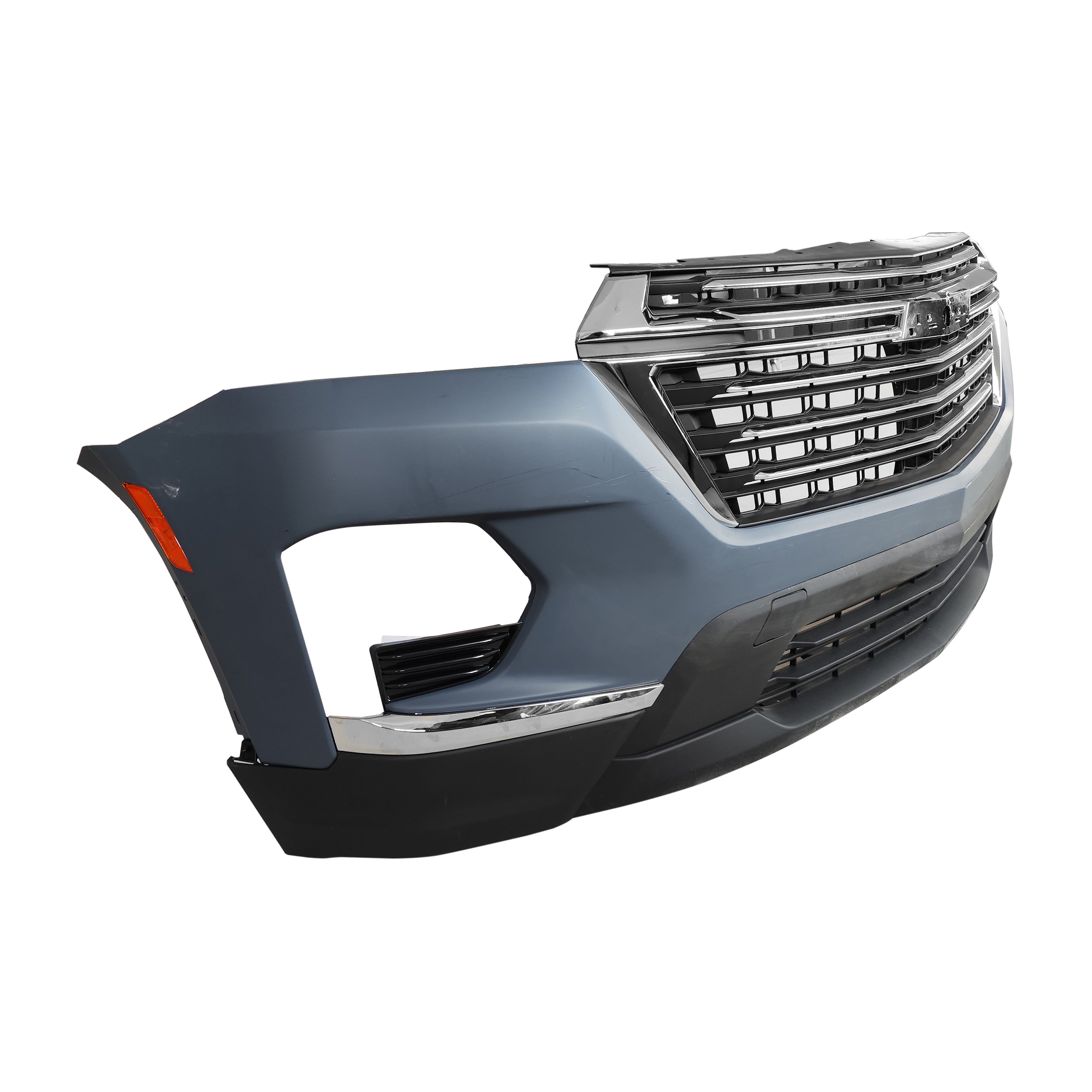 For 2022 2023 2024 Chevrolet Traverse Front Bumper Cover Fascia Primed Assembly Set