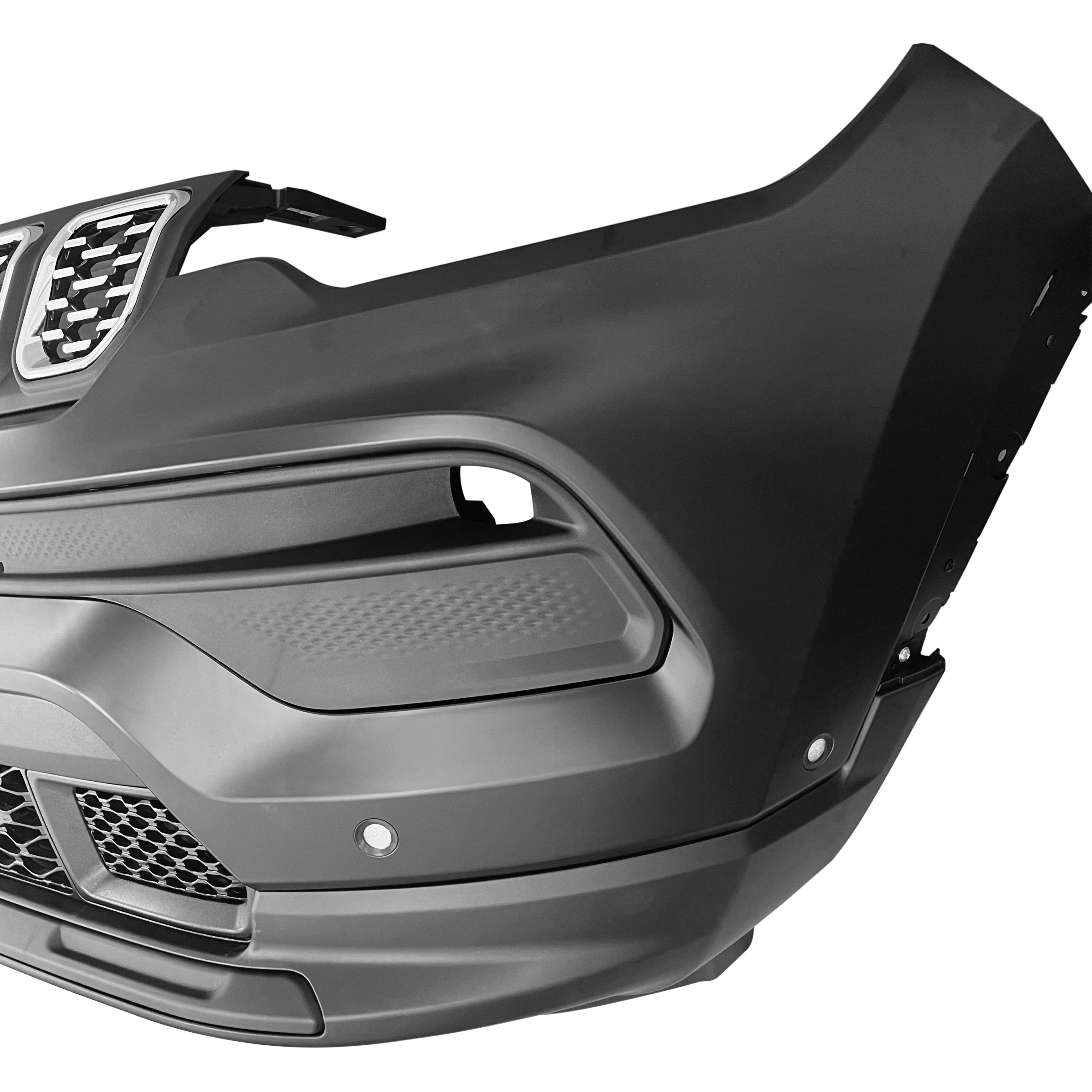 For 2022 2023 2024 2025 Jeep Compass Complete Front Bumper Cover Fascia Assembly Set Black