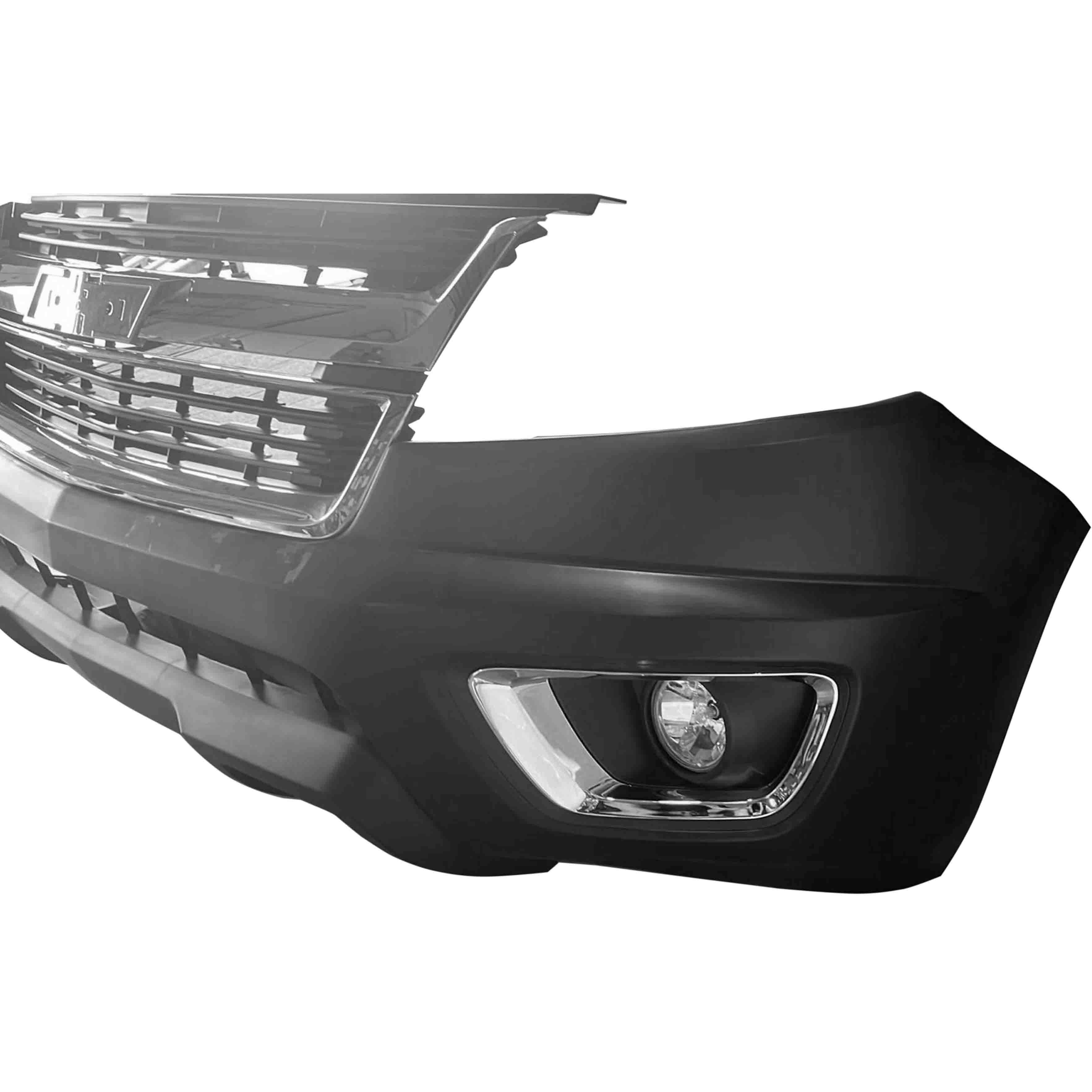 For 2015 2016 2017 2018 2019 2020 2021 Chevy Colorado Front Bumper Cover Fascia Grille Fog Assembly Set