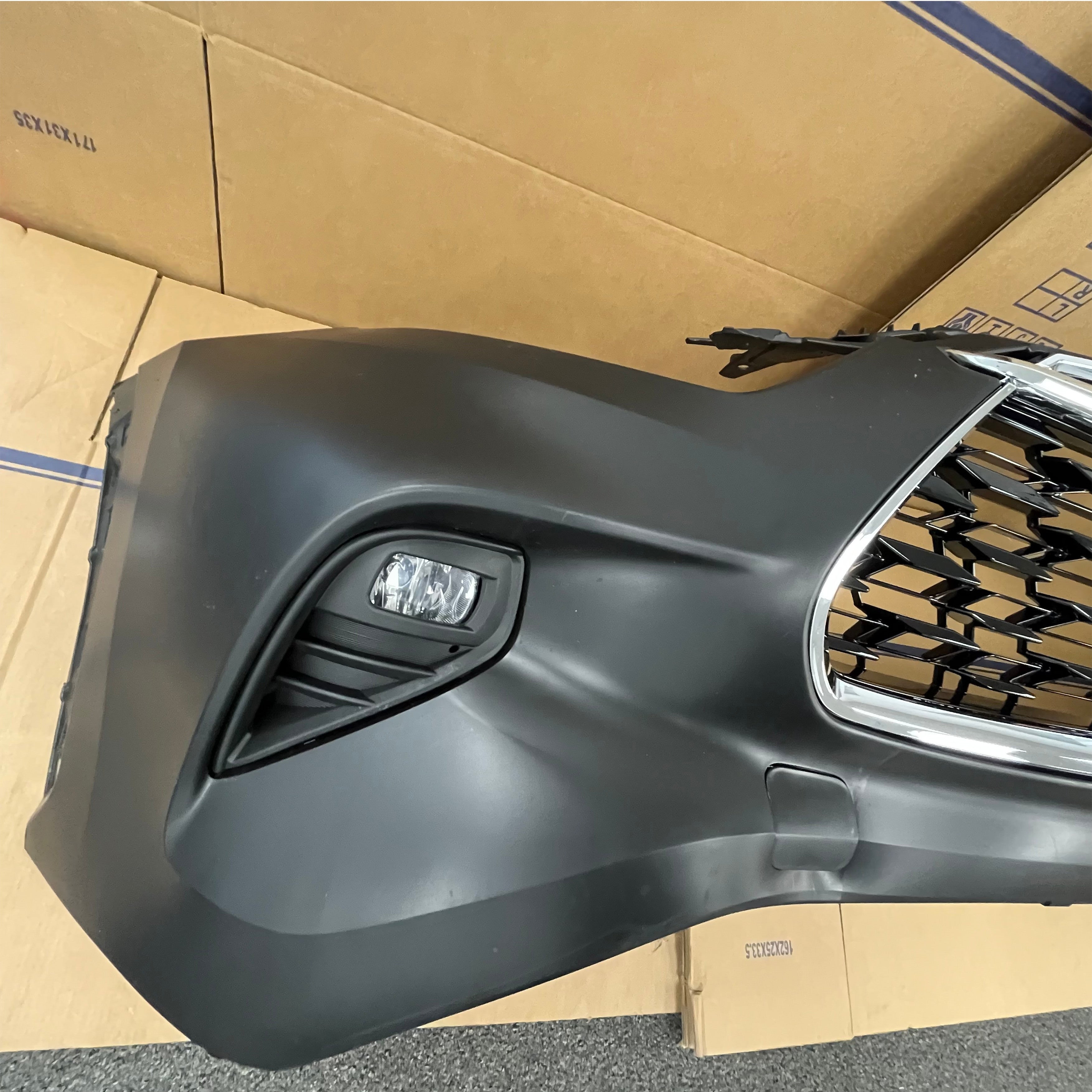 For 2020 2021 2022 2023 Toyota Highlander Front Bumper Cover Fascia with Grille Assembly Set