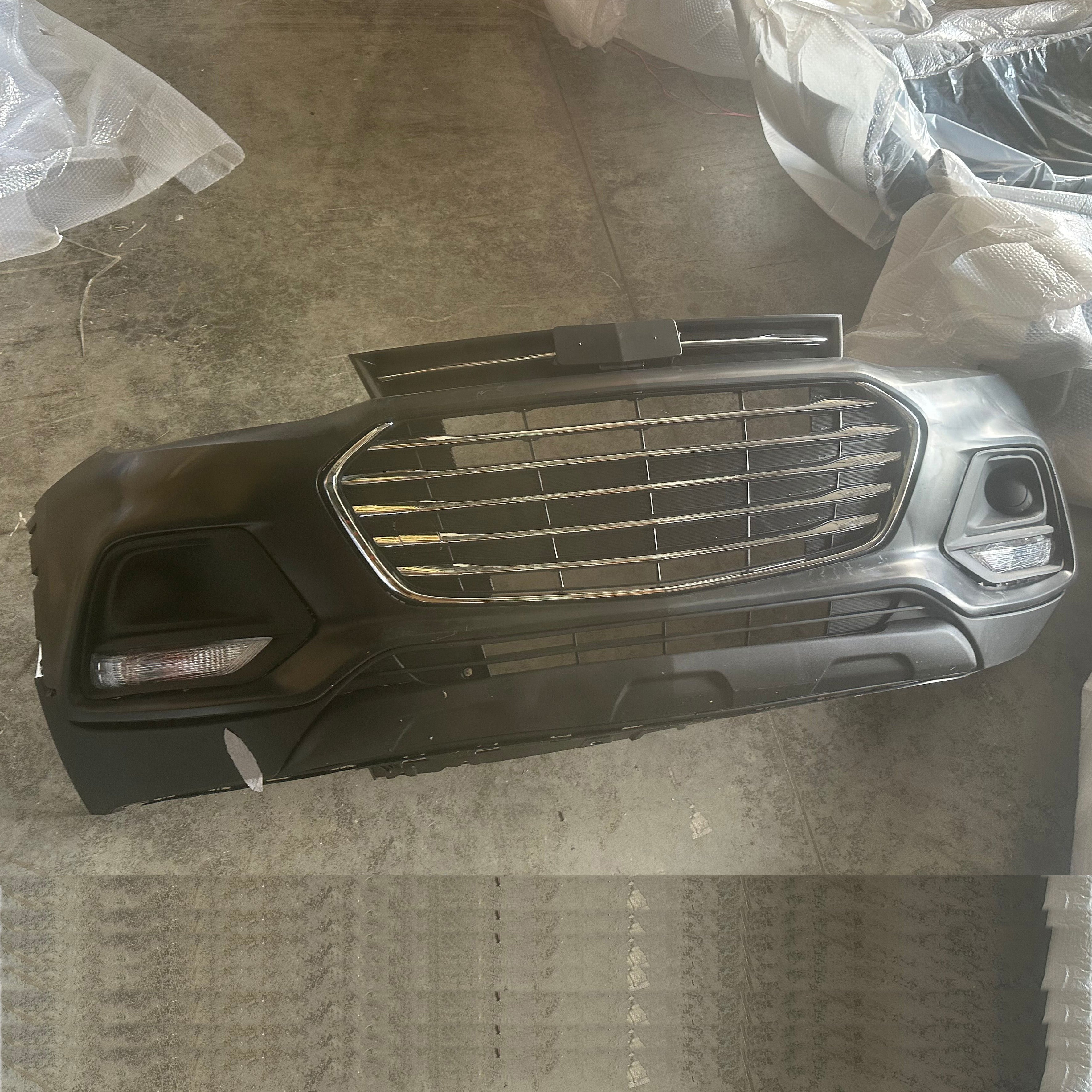 For 2017 2018 2019 2020 2021 2022 Chevy Trax Front Bumper Grille with Fog Covers Assembly Set