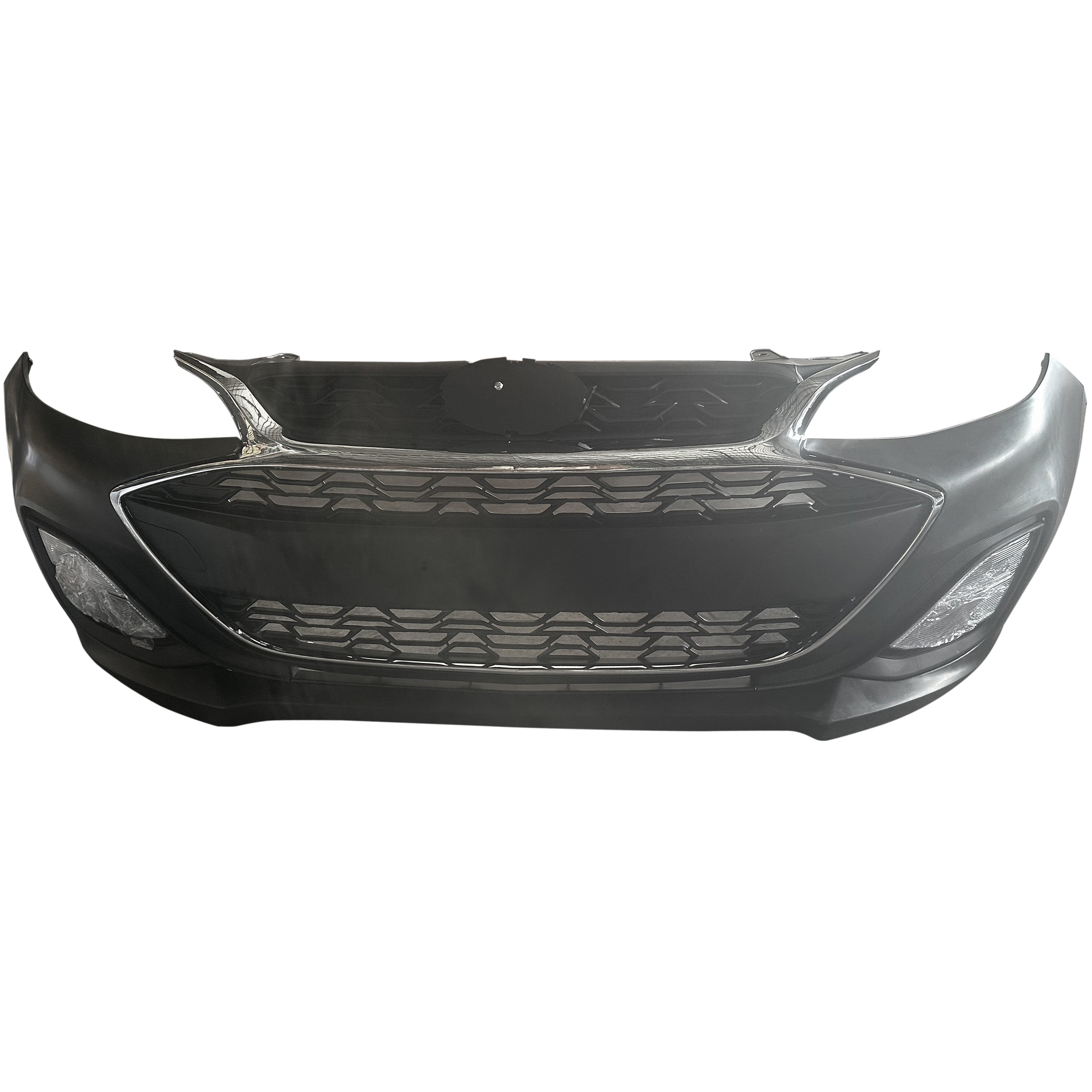 For 2019 2020 2021 2022 Chevy Spark Front Bumper Upper Lower Assembly with Grille Fog Set
