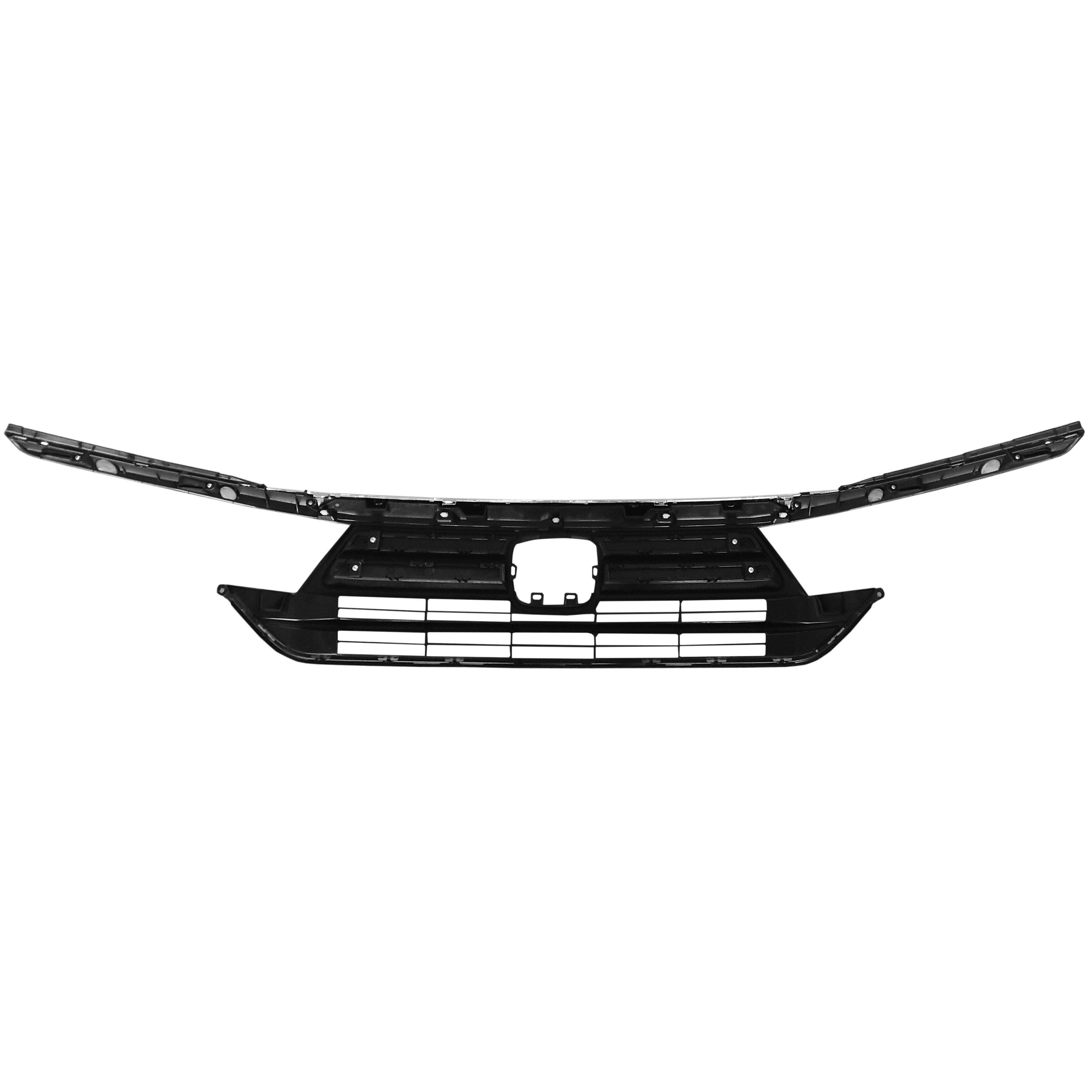 For 2021 2022 2023 2024 Honda Odyssey Front Upper Grille Grill Black Chrome Finish 71150THRA50 AX65270